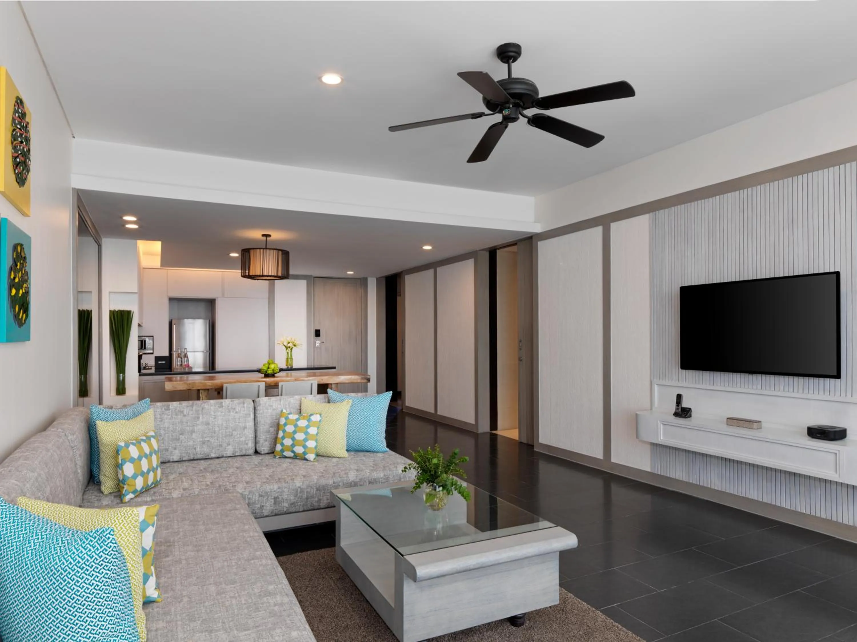 Living room in Avani Plus Mai Khao Phuket Suites