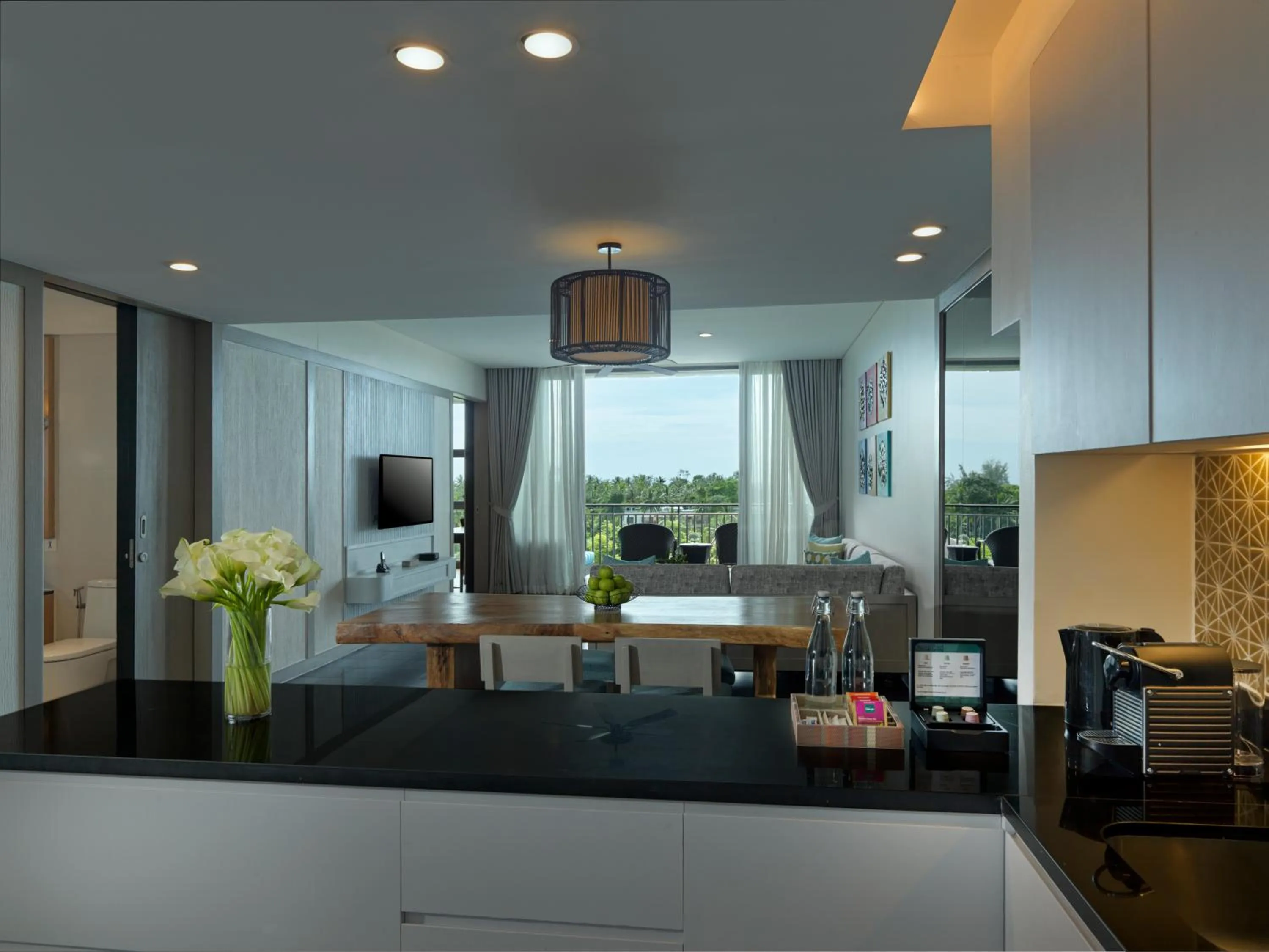 Kitchen or kitchenette in Avani Plus Mai Khao Phuket Suites