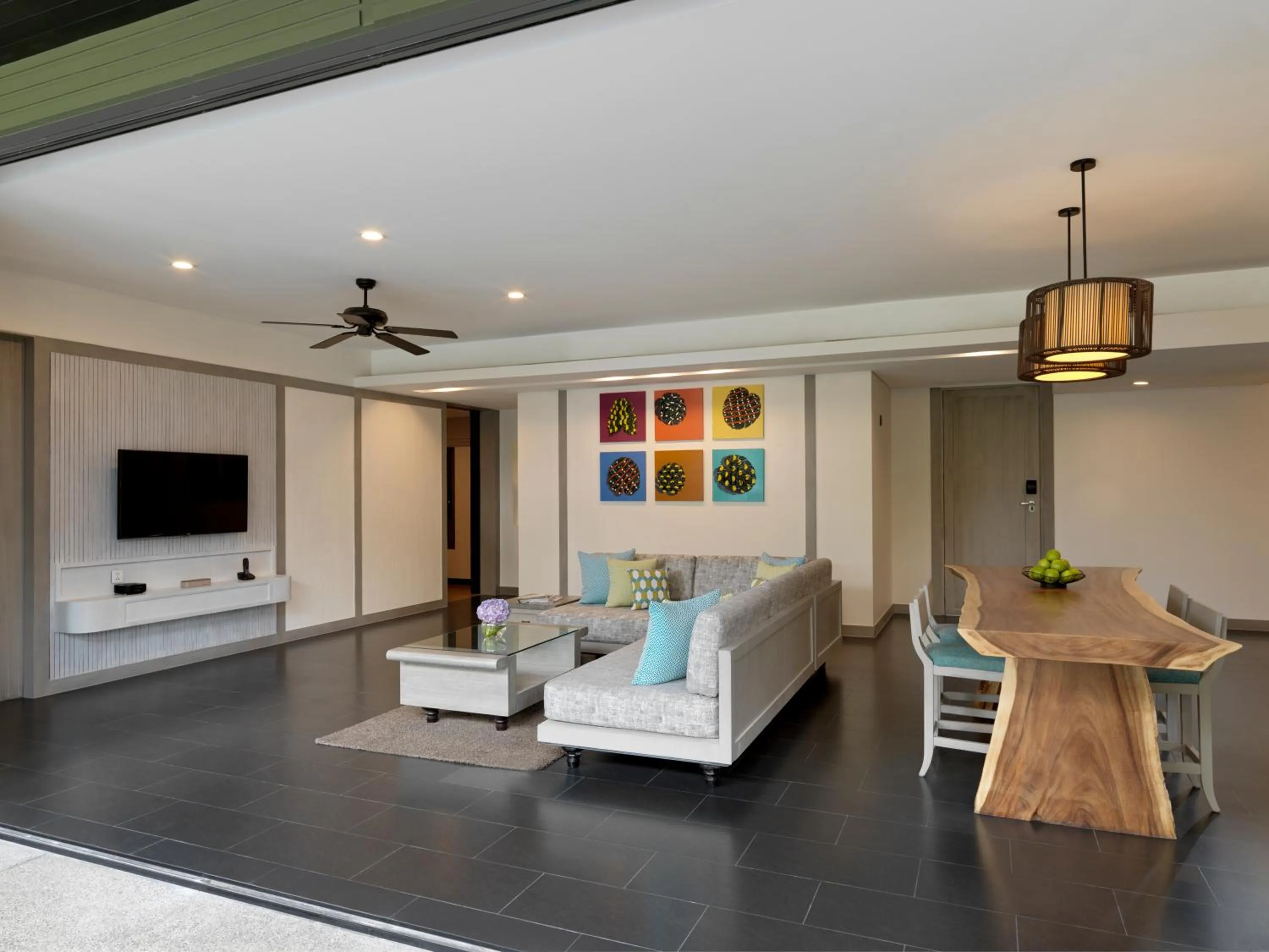 Living room in Avani Plus Mai Khao Phuket Suites