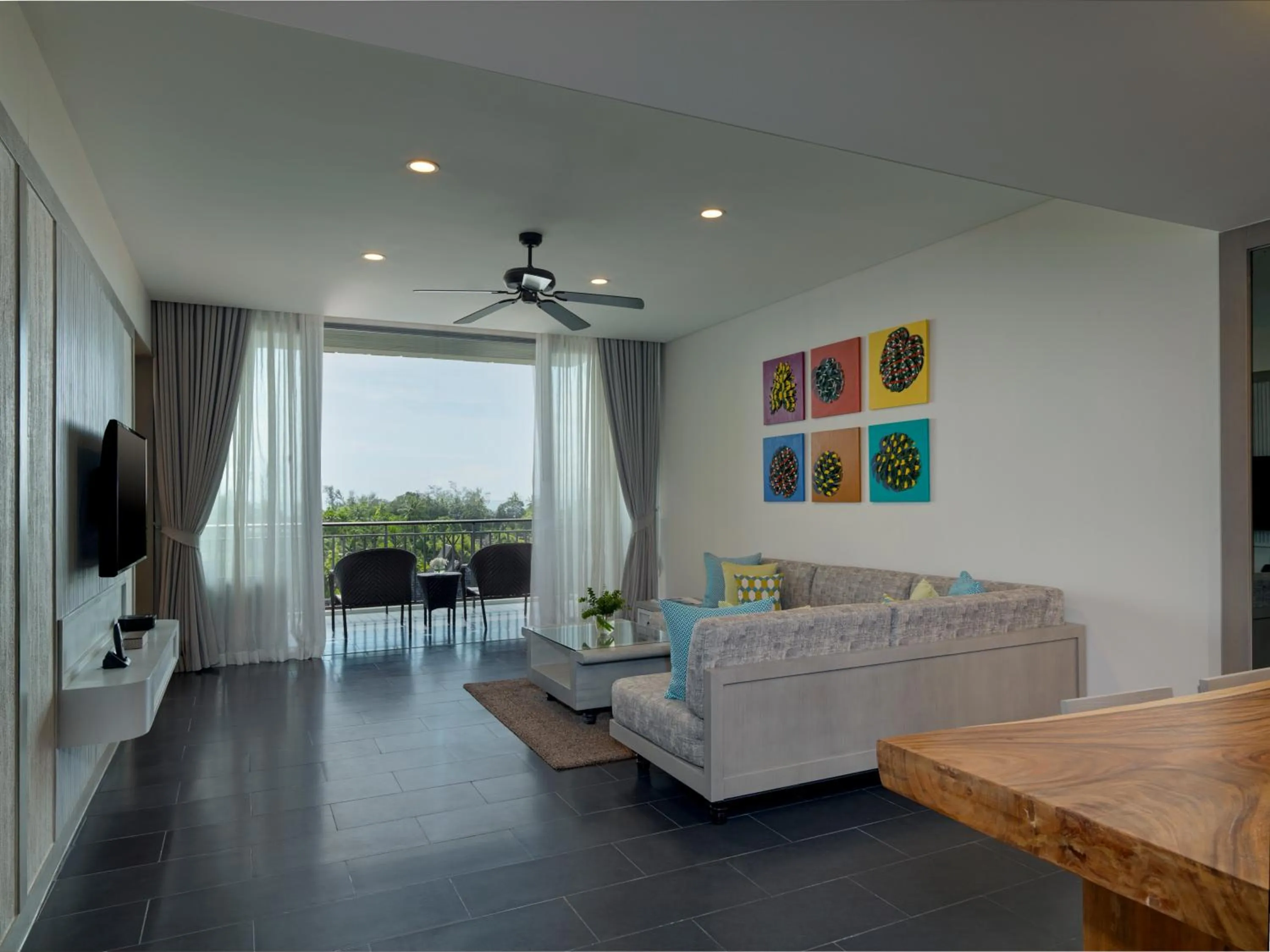 Living room in Avani Plus Mai Khao Phuket Suites