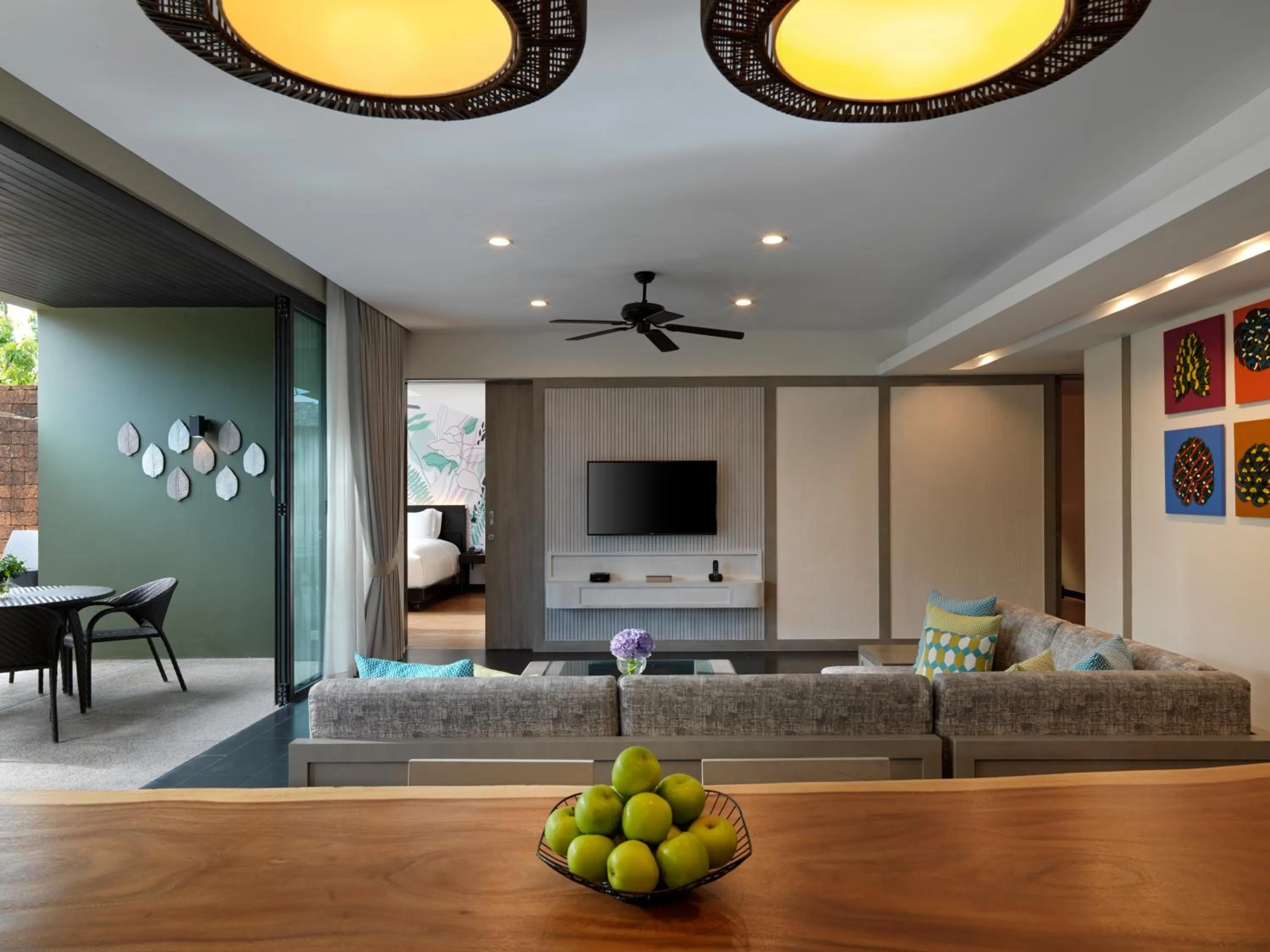 Living room in Avani Plus Mai Khao Phuket Suites