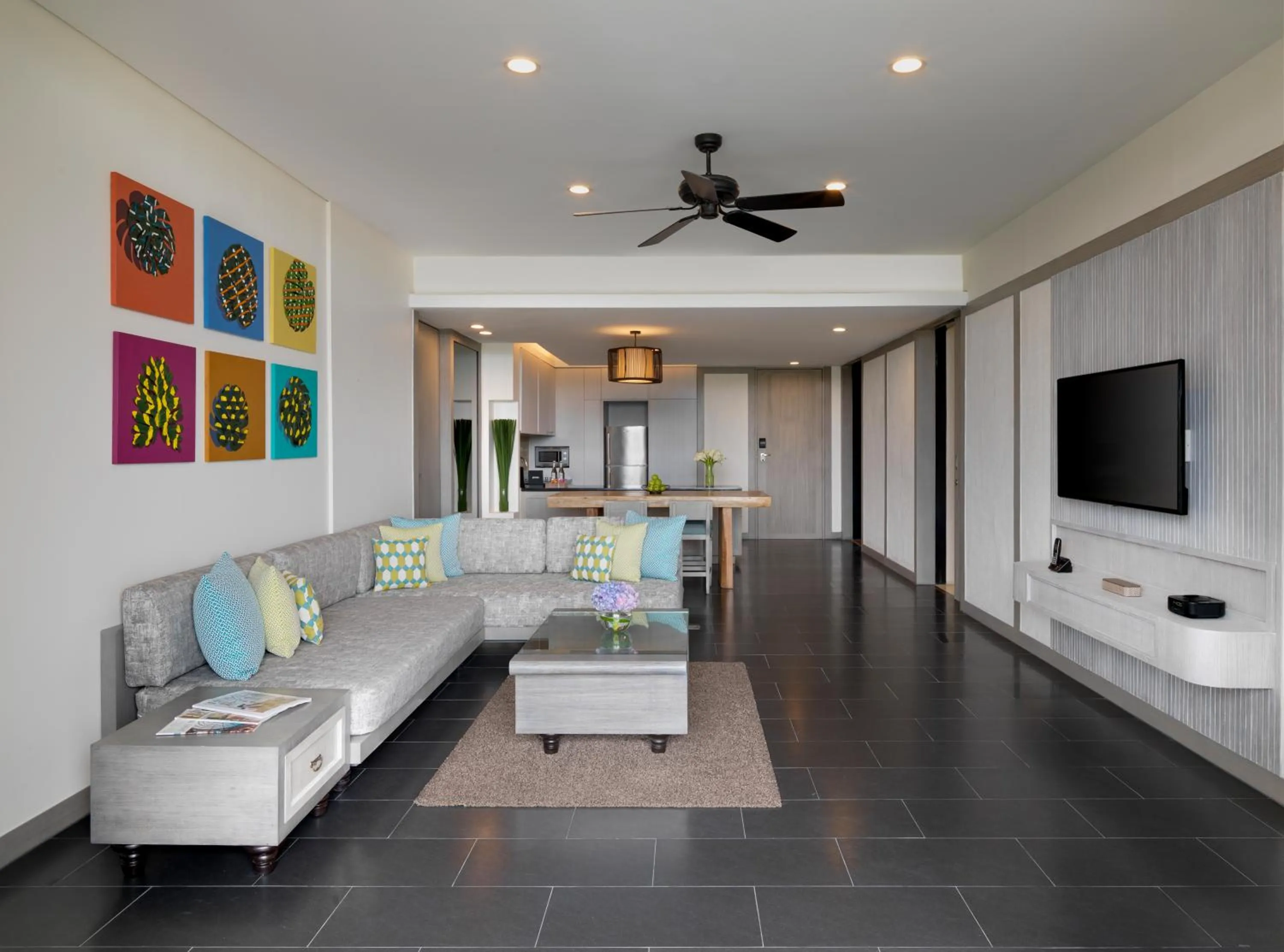 Living room in Avani Plus Mai Khao Phuket Suites