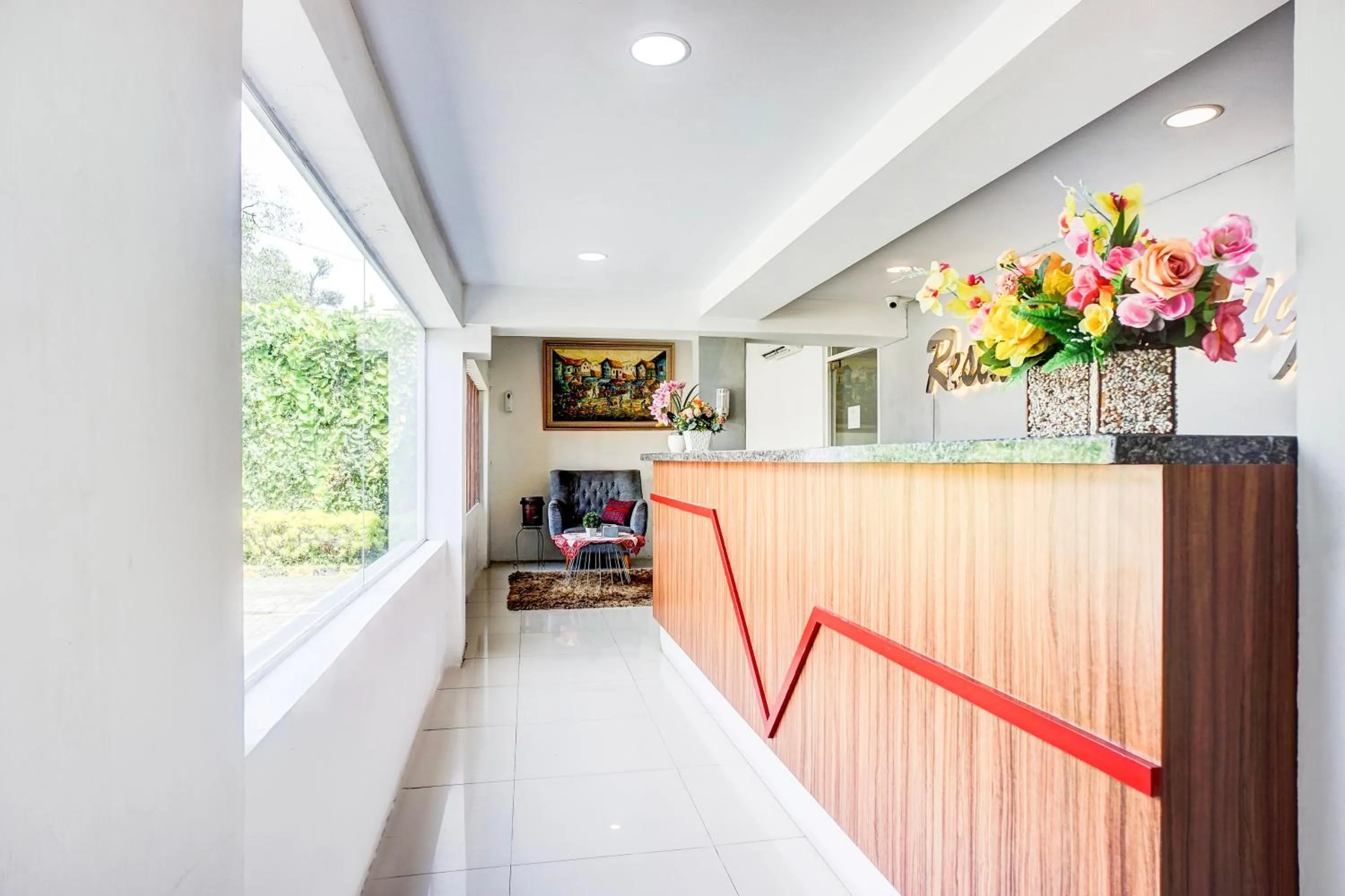 Lobby or reception in OYO Residence Anugrah