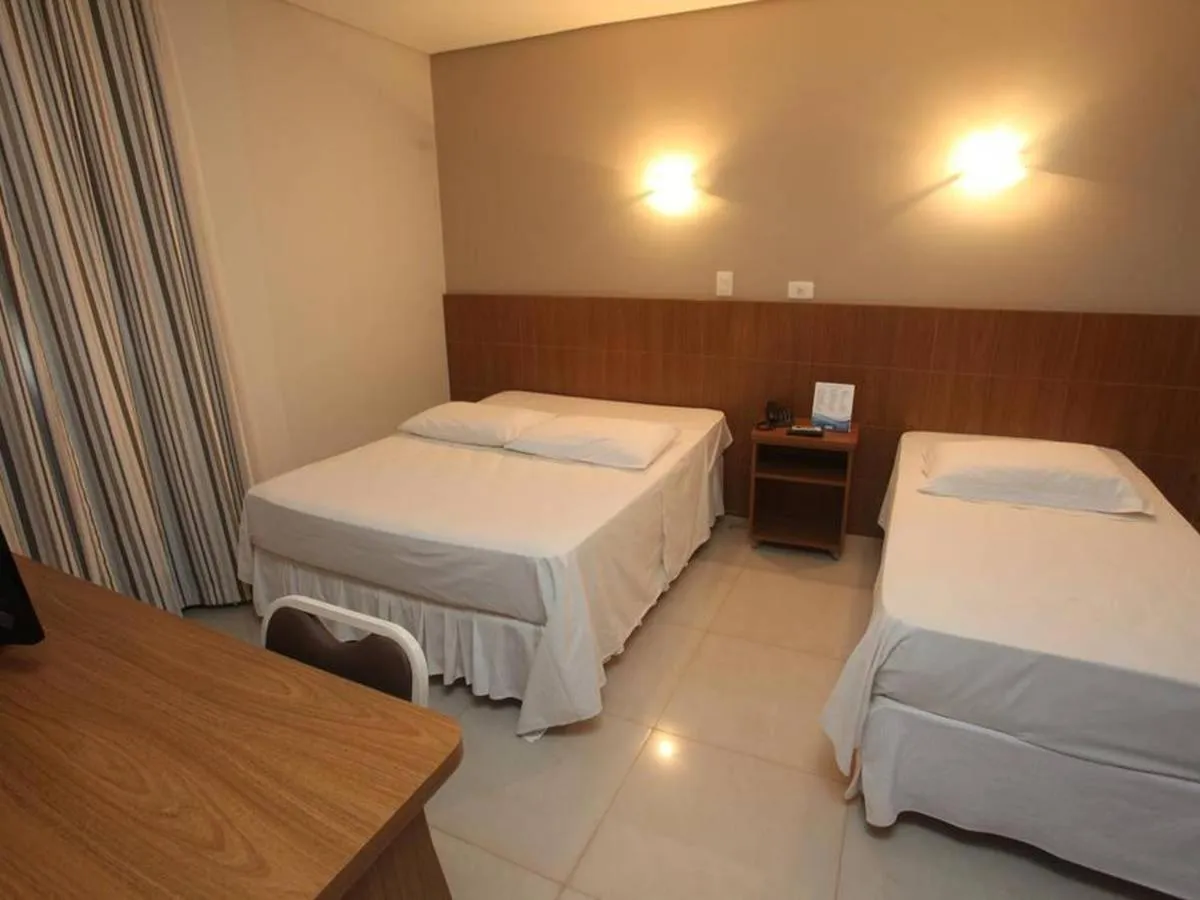 Bed in Hotel Plaza Cascavel