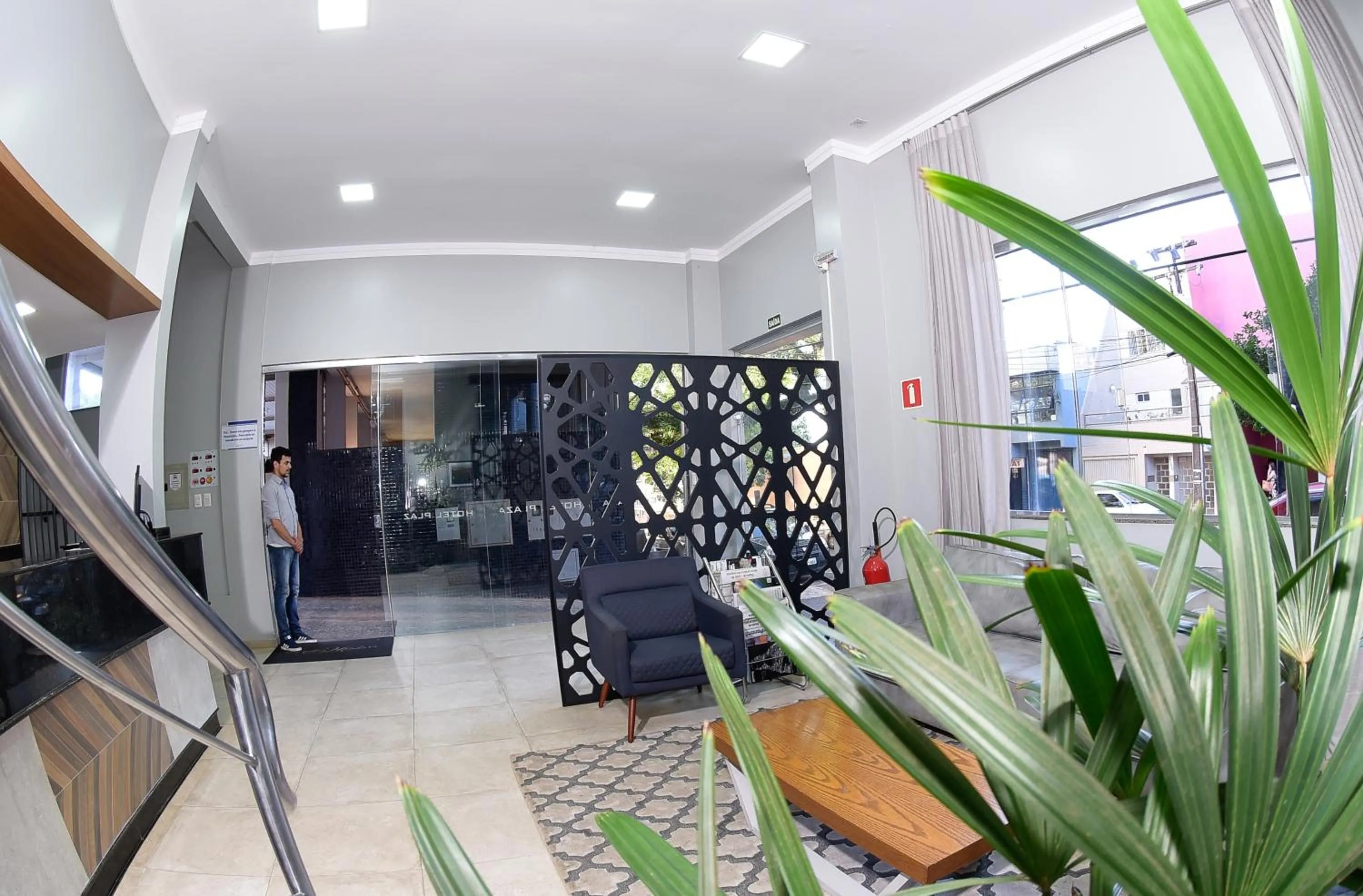 Lobby or reception in Hotel Plaza Cascavel