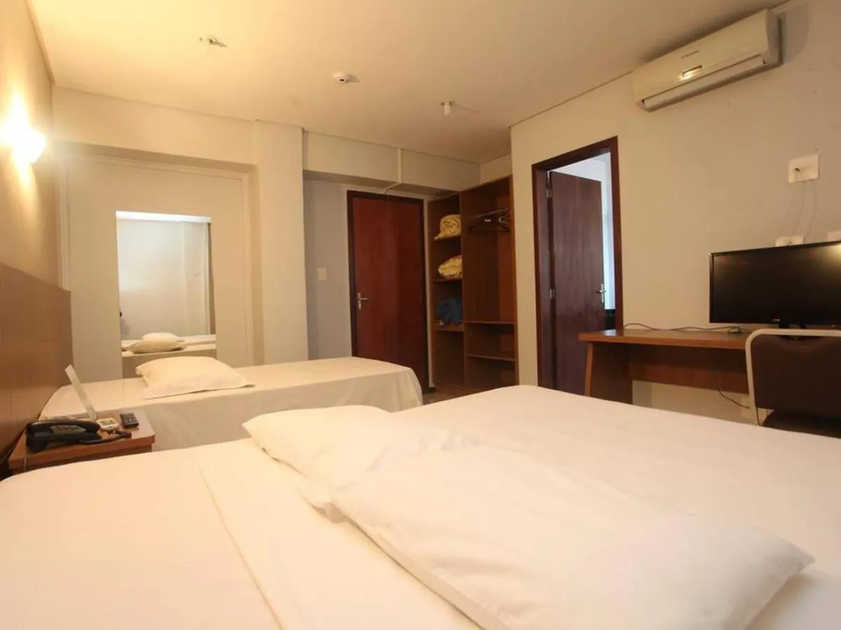 Bed in Hotel Plaza Cascavel