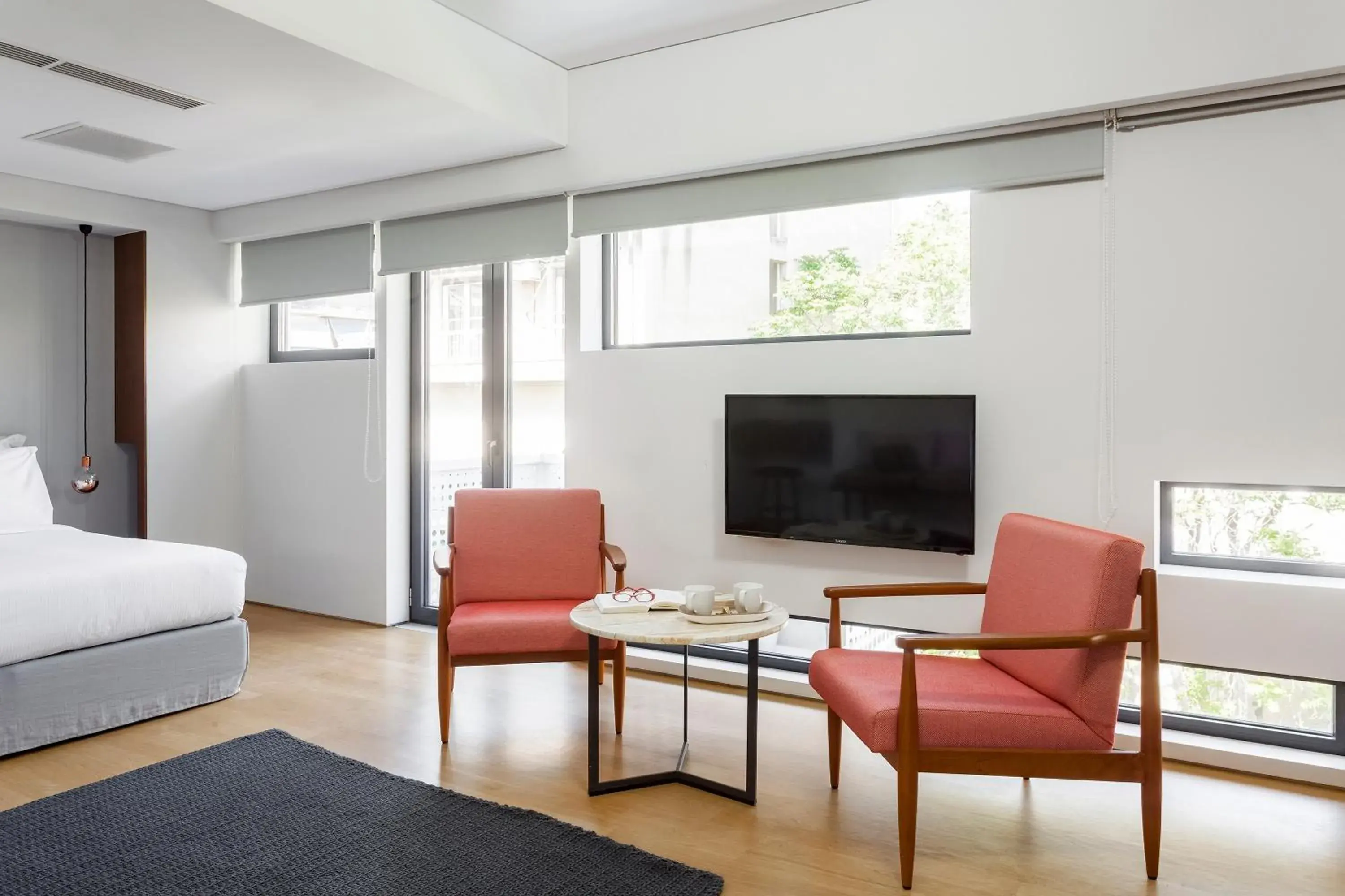 TV and multimedia, Bed in Urban Stripes Athens TV and multimedia, Bed in Urban Stripes Athens