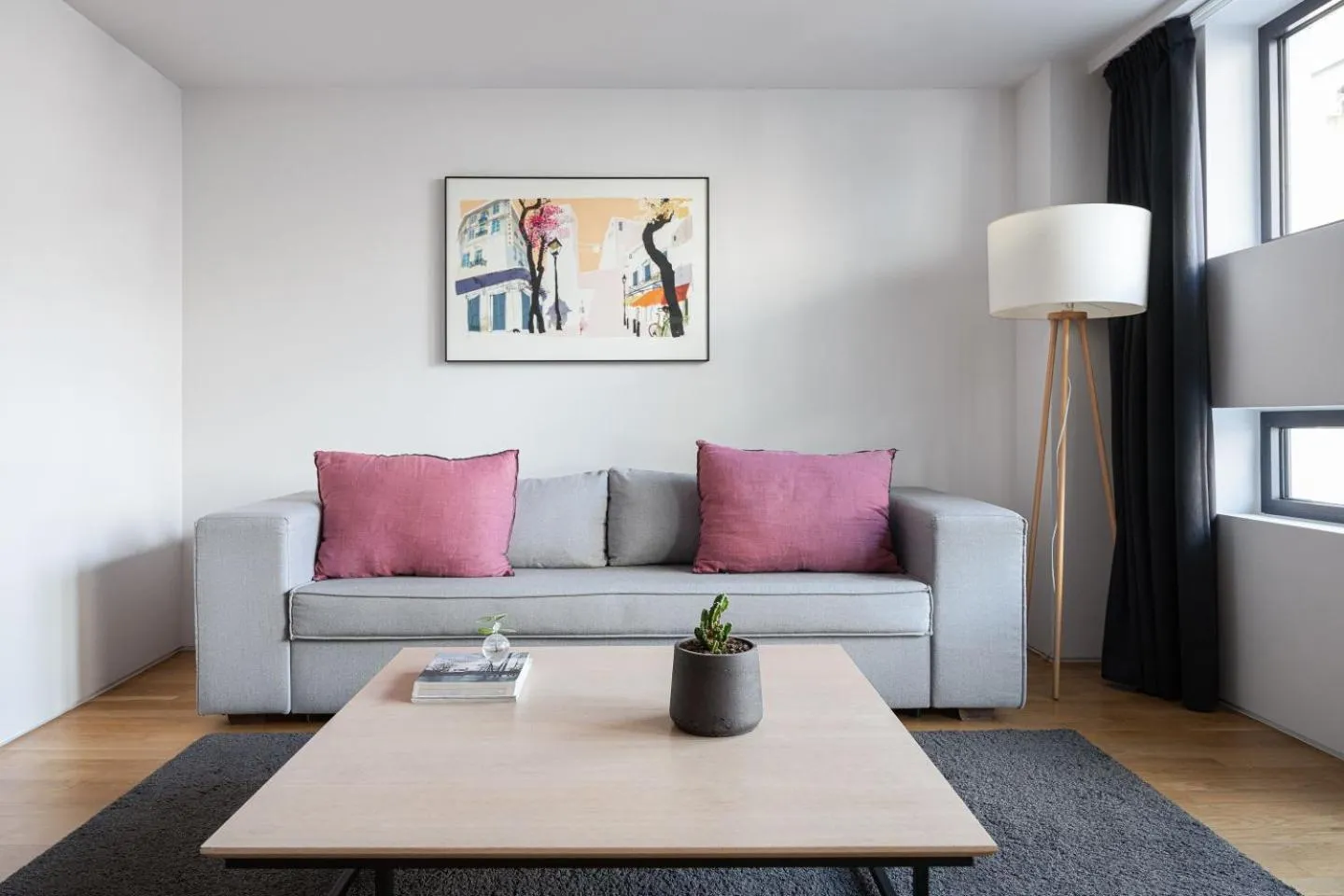 Living room in Urban Stripes Athens