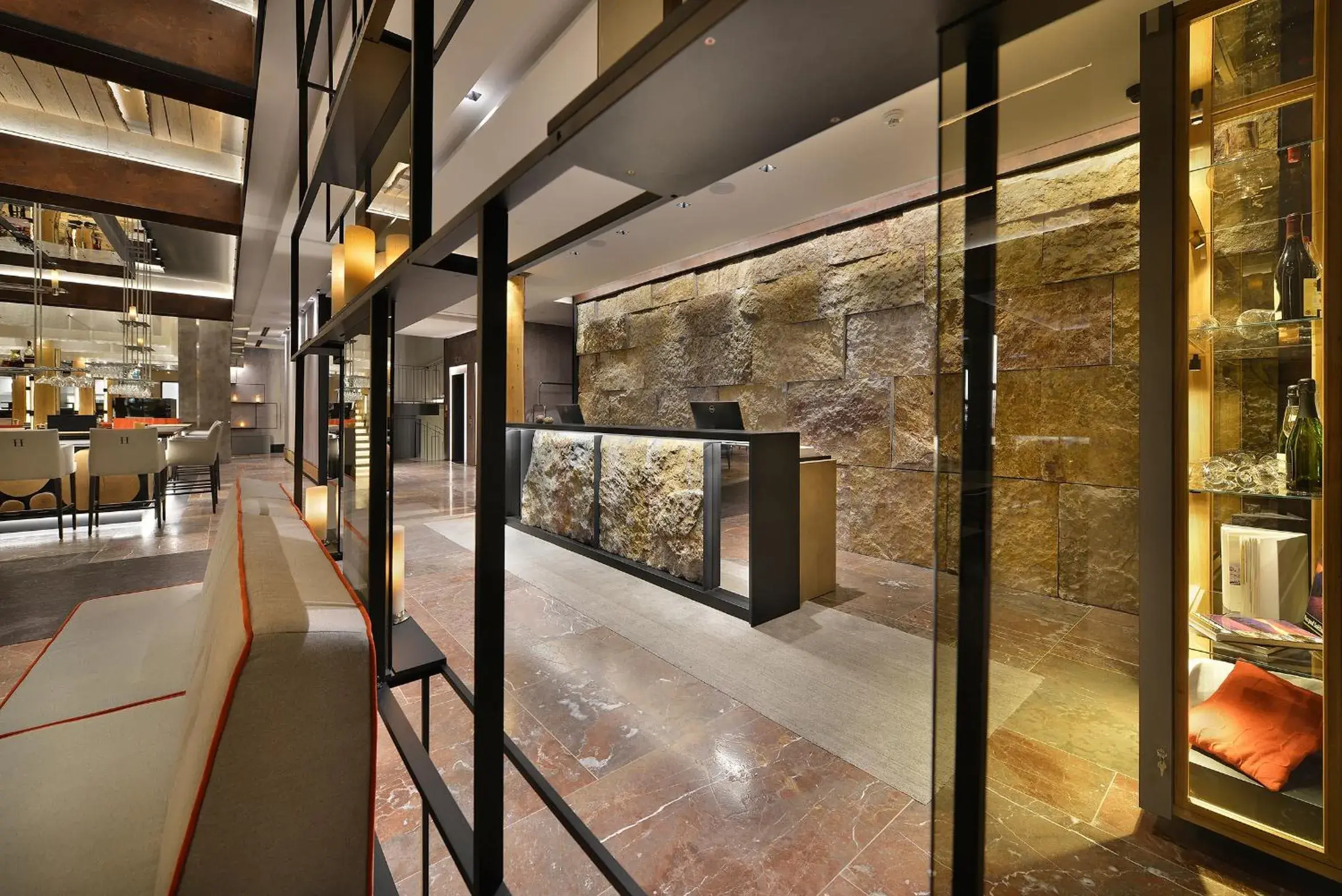 Lobby or reception in Grand Hotel Hradec Lobby or reception in Grand Hotel Hradec