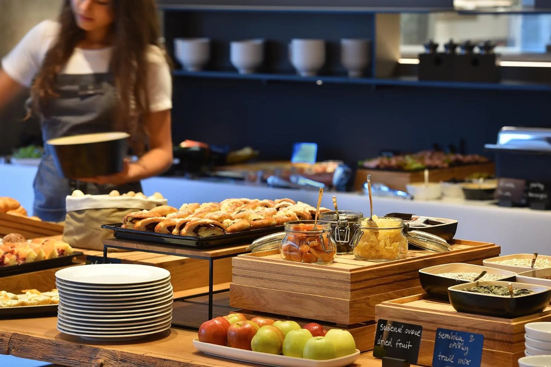 Breakfast in Grand Hotel Hradec