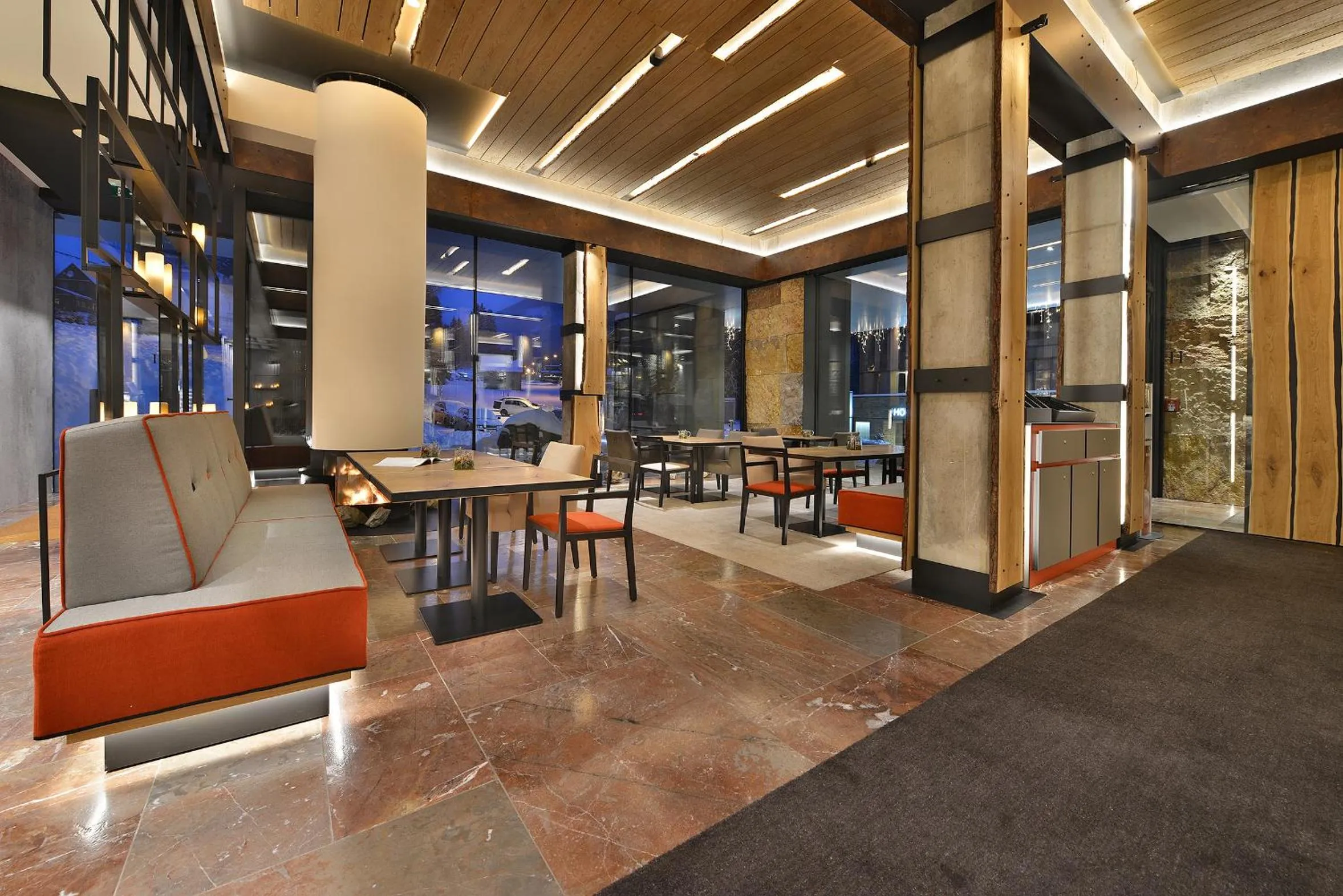 Lobby or reception in Grand Hotel Hradec