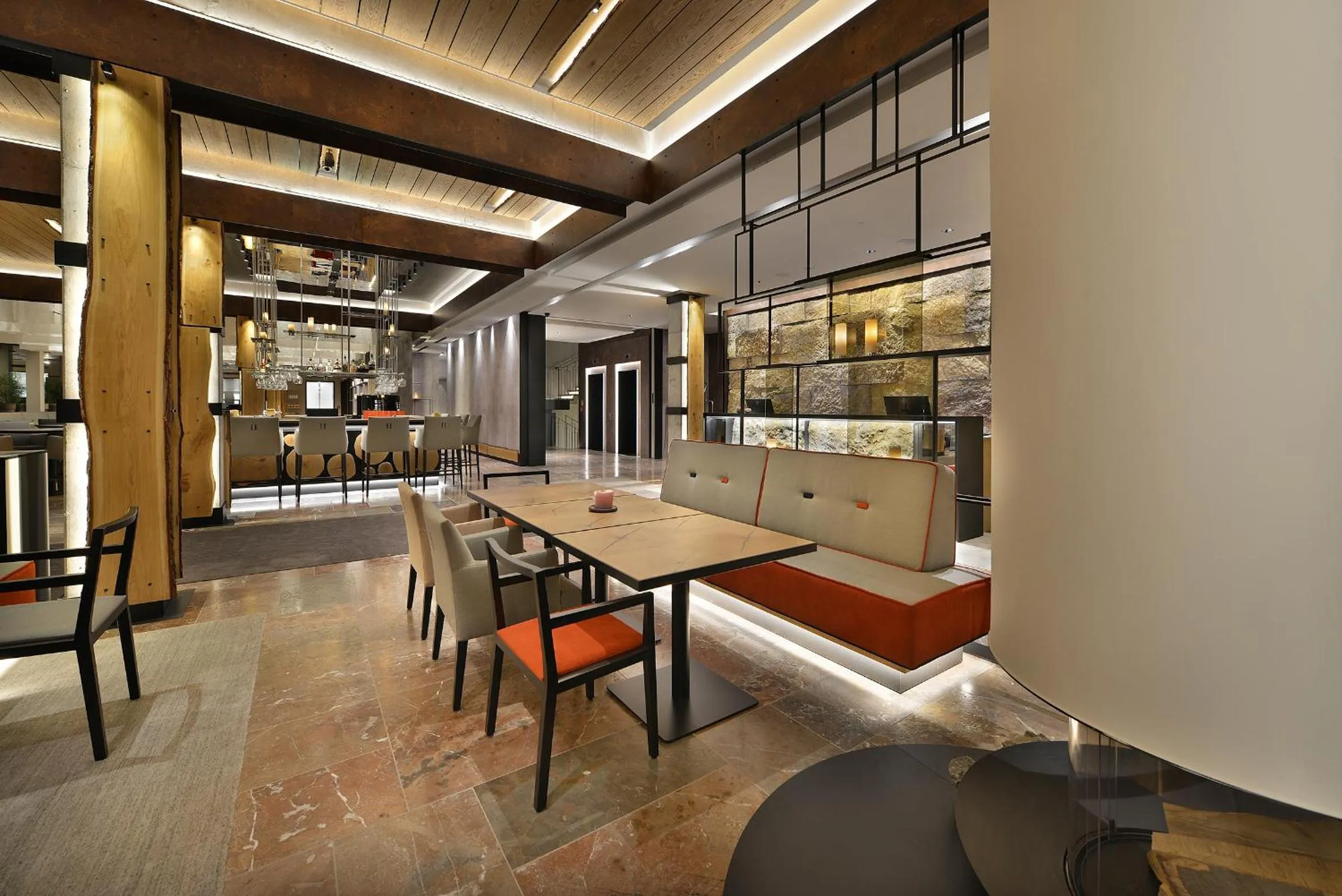 Lounge or bar in Grand Hotel Hradec