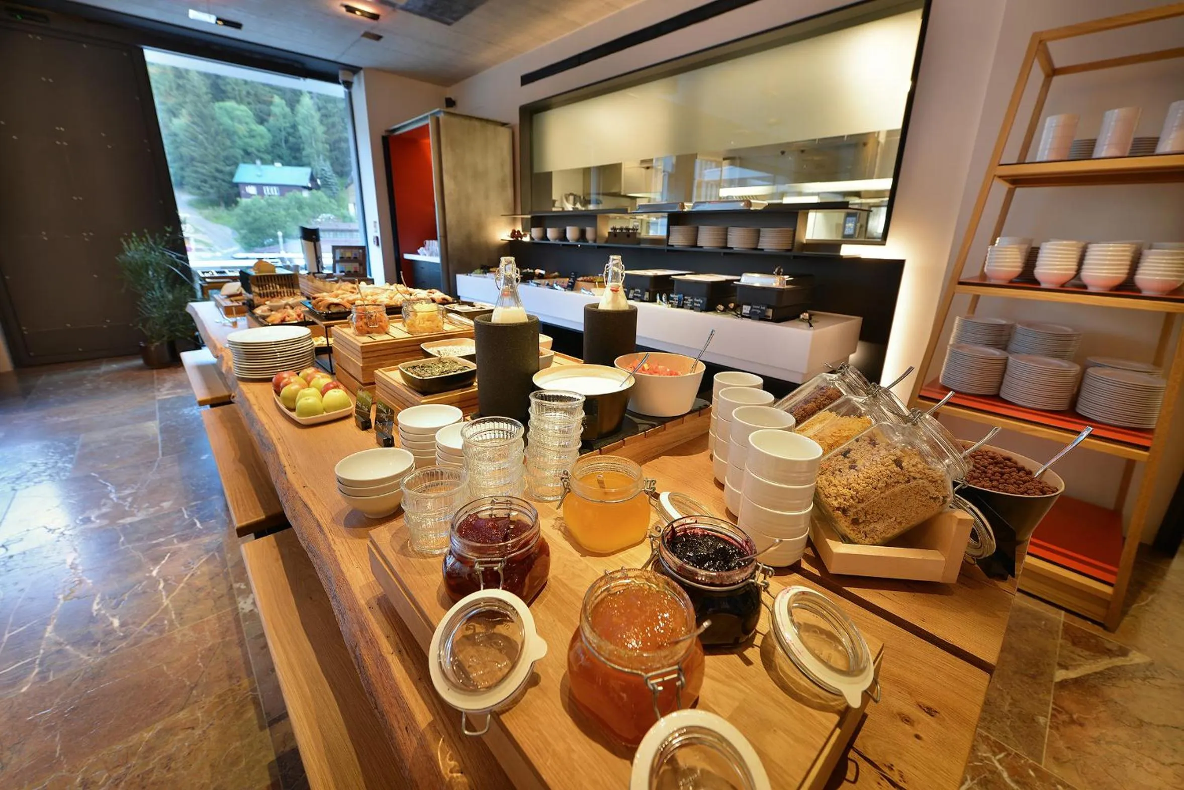 Breakfast in Grand Hotel Hradec