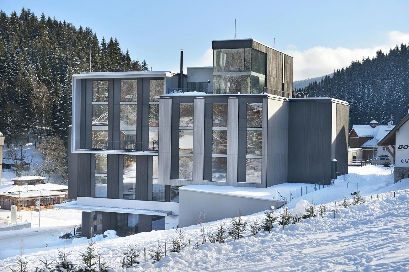 Property building in Grand Hotel Hradec