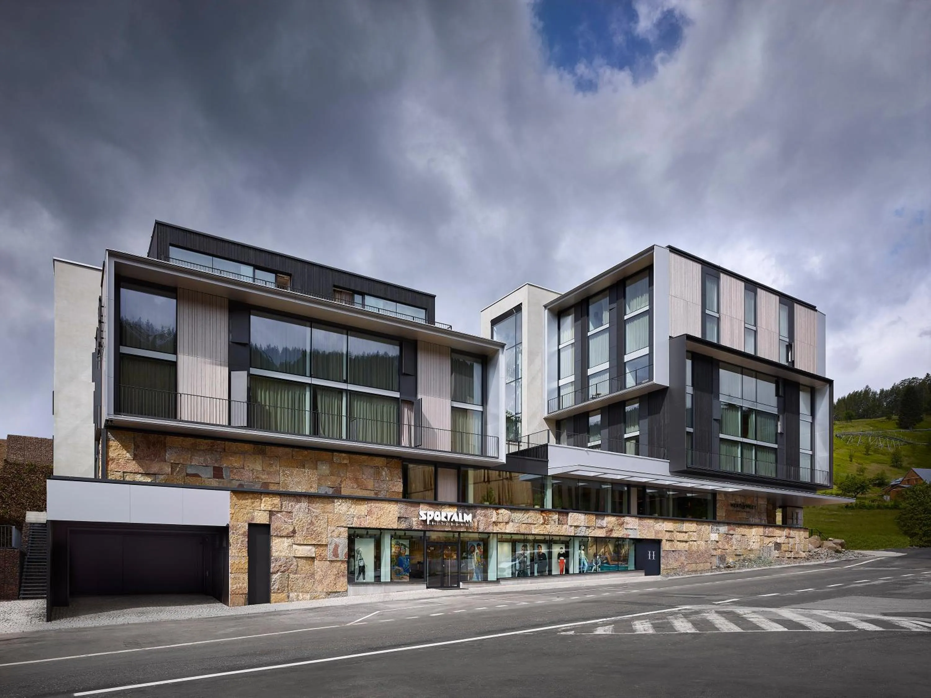 Property building in Grand Hotel Hradec