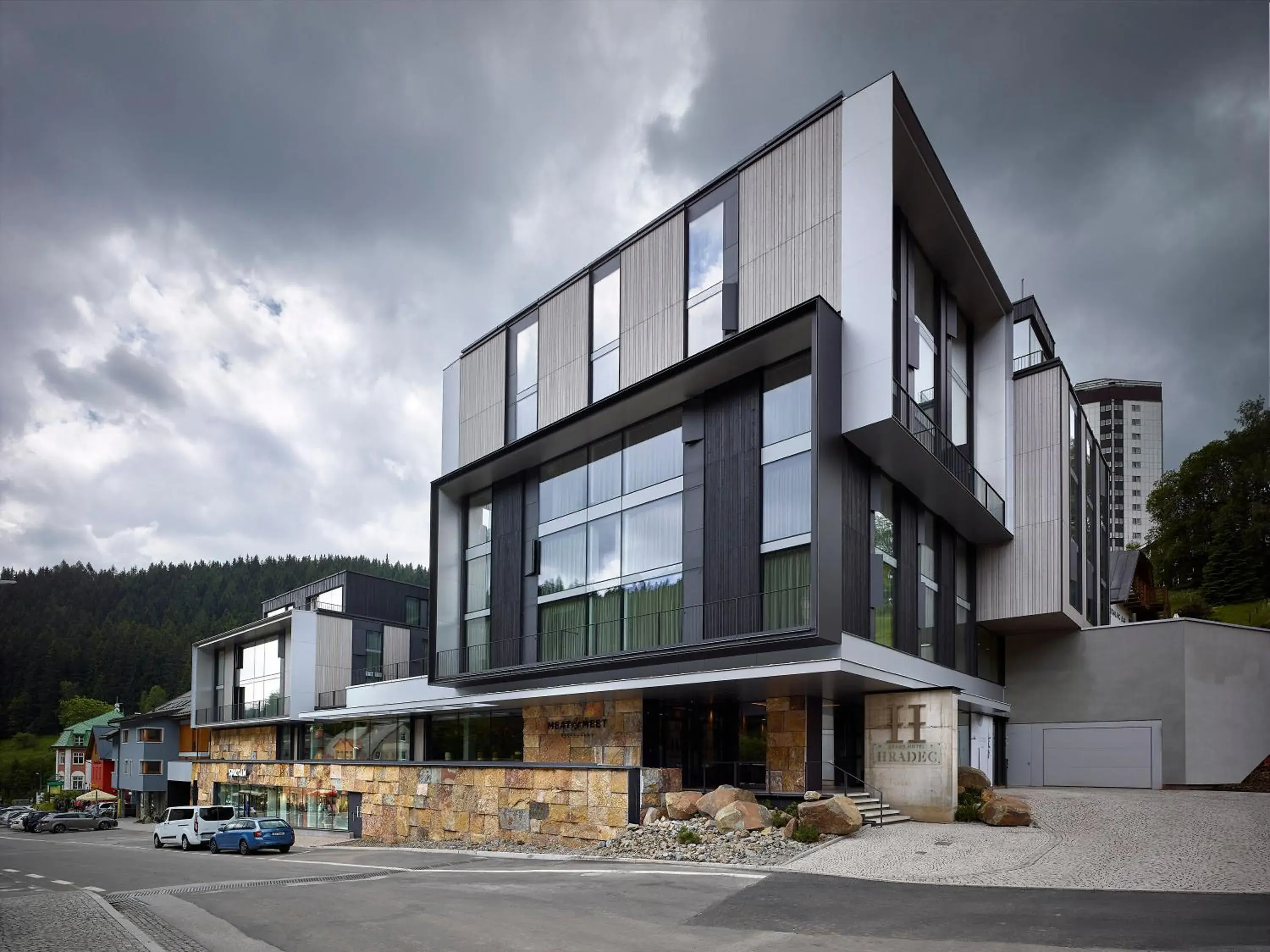 Property building in Grand Hotel Hradec Property building in Grand Hotel Hradec