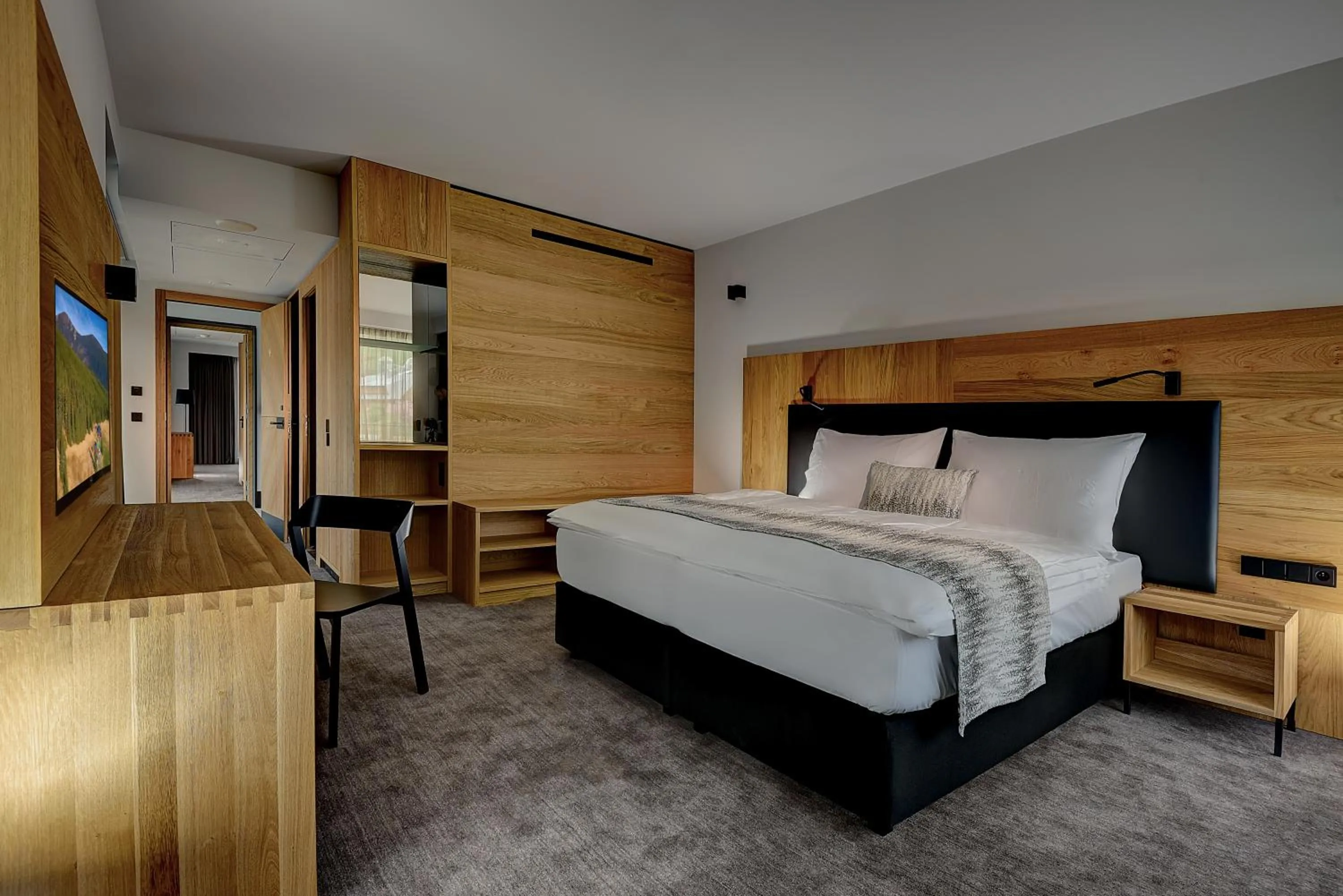 Bed in Grand Hotel Hradec