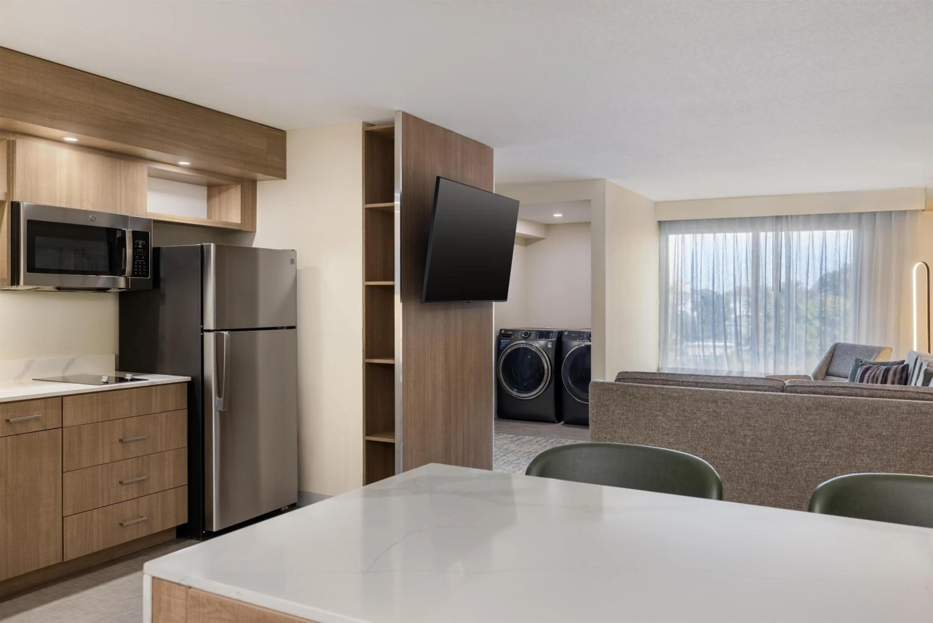 Kitchen or kitchenette in Homewood Suites by Hilton Tulsa South Medical District