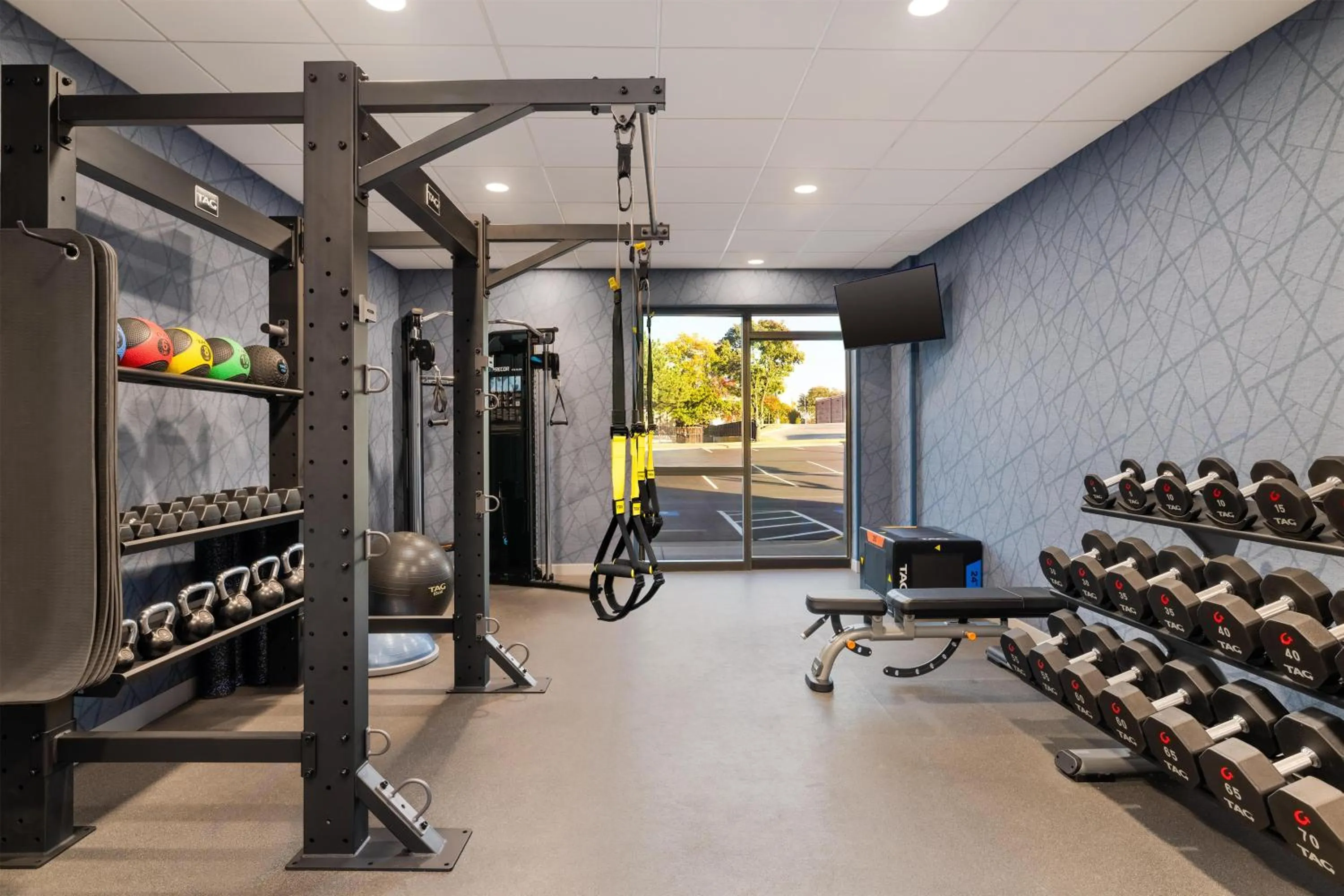 Fitness centre/facilities in Homewood Suites by Hilton Tulsa South Medical District