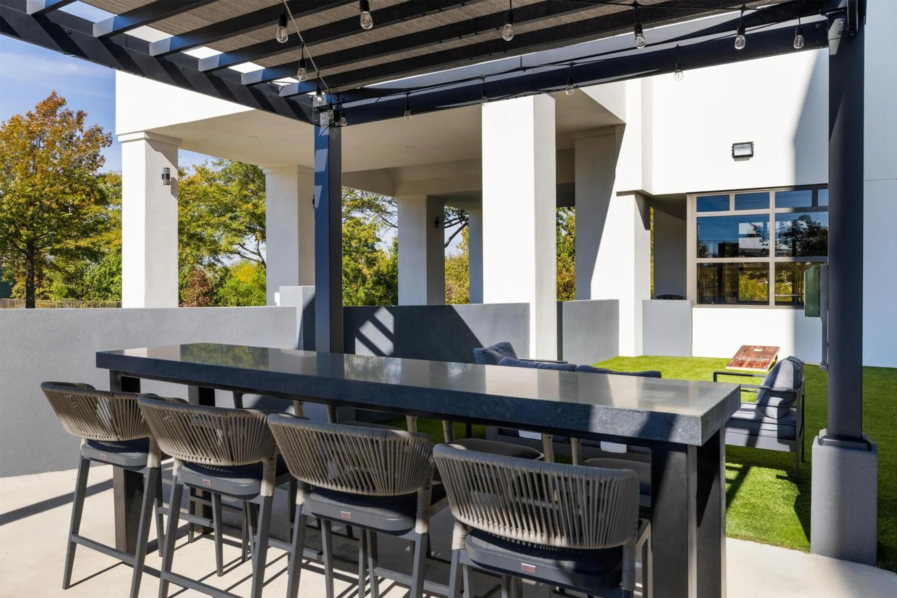 Patio in Homewood Suites by Hilton Tulsa South Medical District