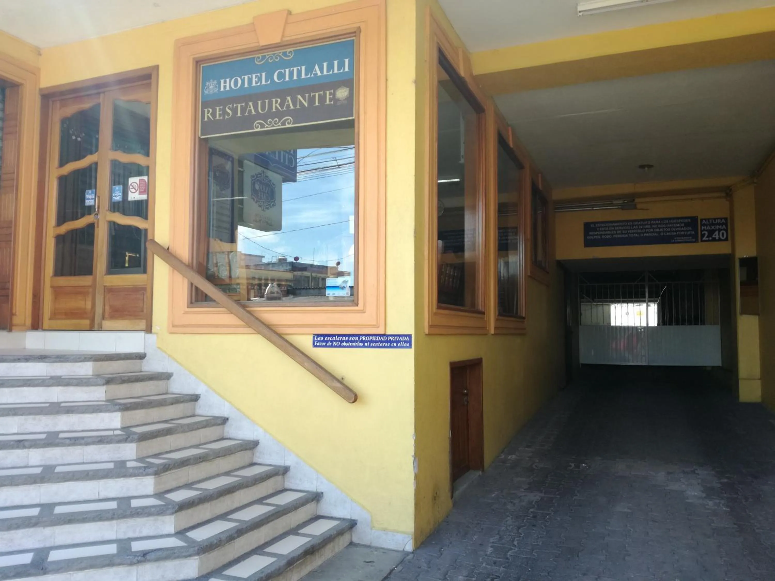 Facade/entrance in Hotel Citlalli Xalapa
