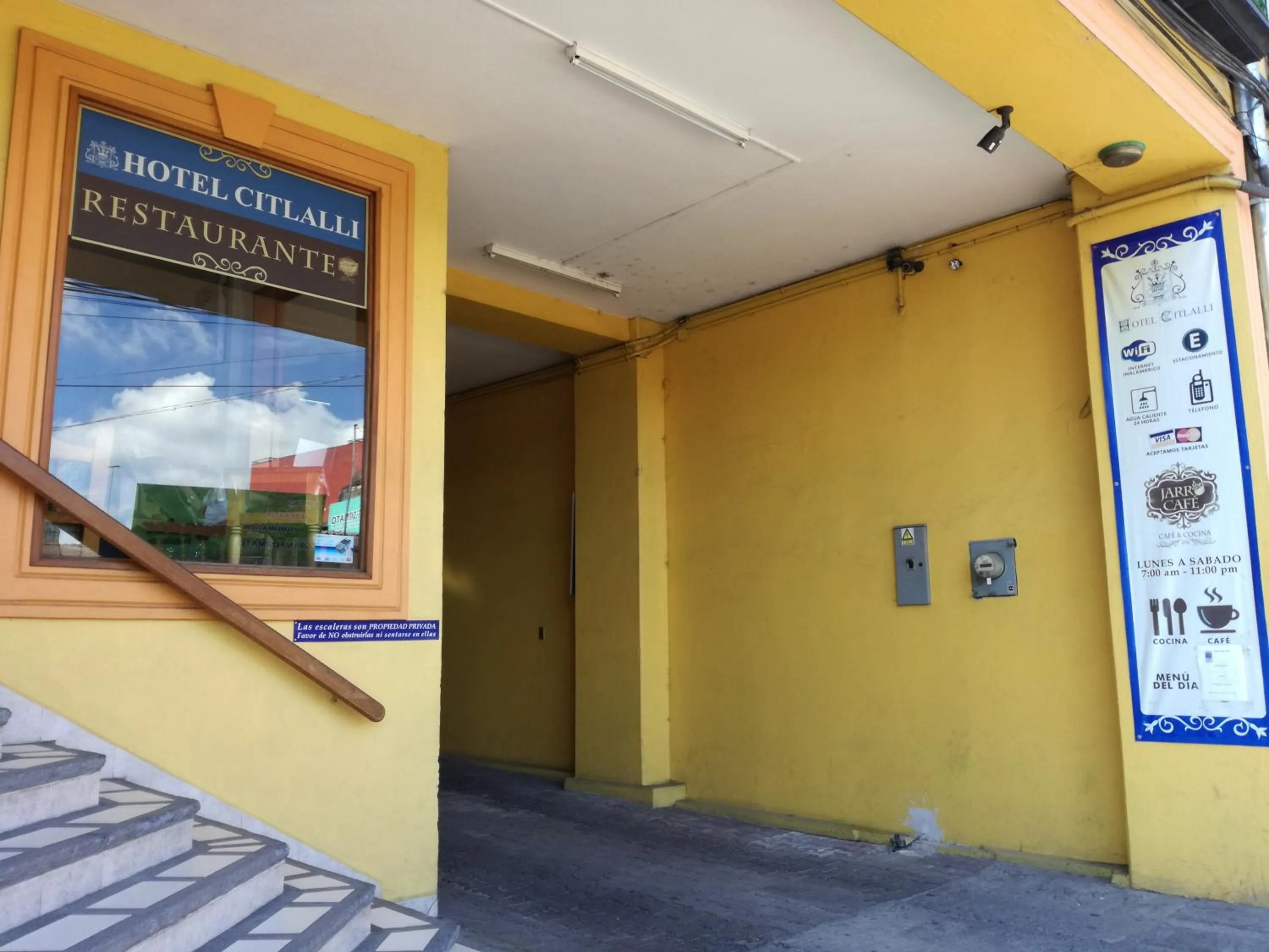Facade/entrance in Hotel Citlalli Xalapa