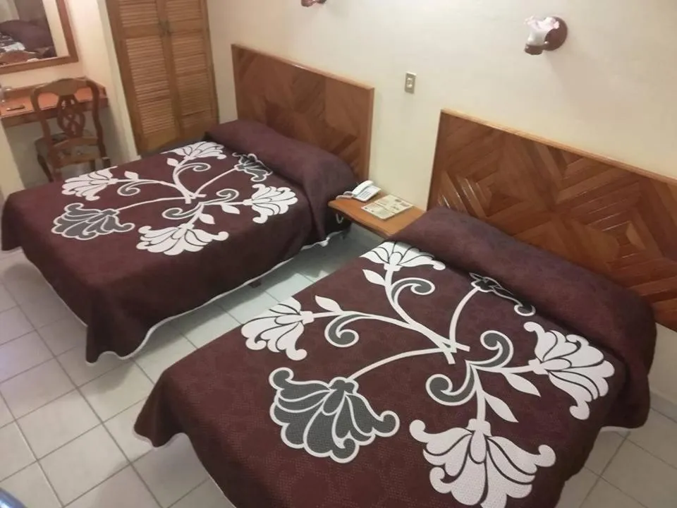 Decorative detail, Bed in Hotel Citlalli Xalapa