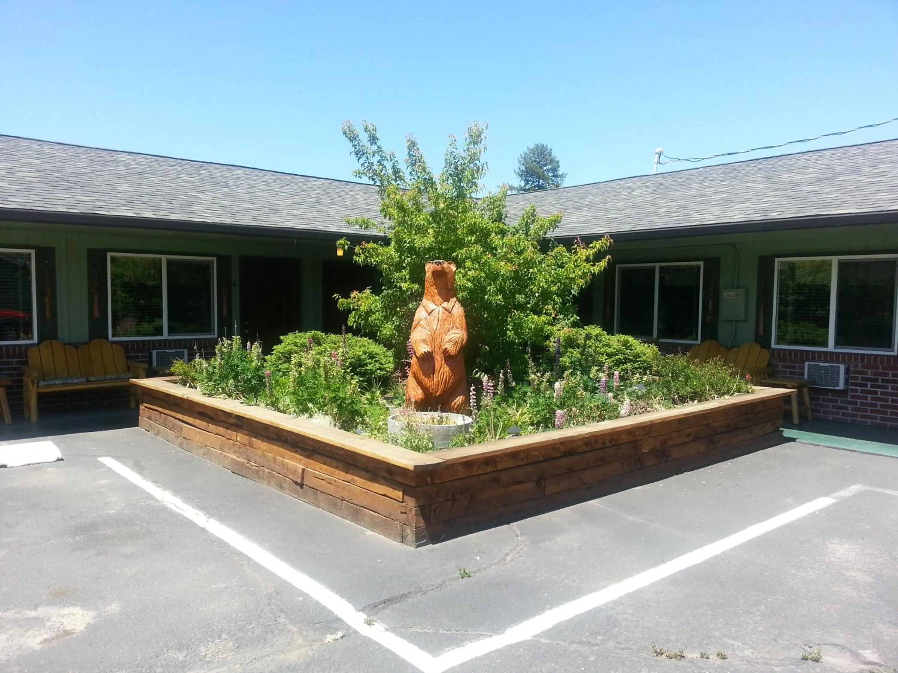 Garden in Mingo Motel