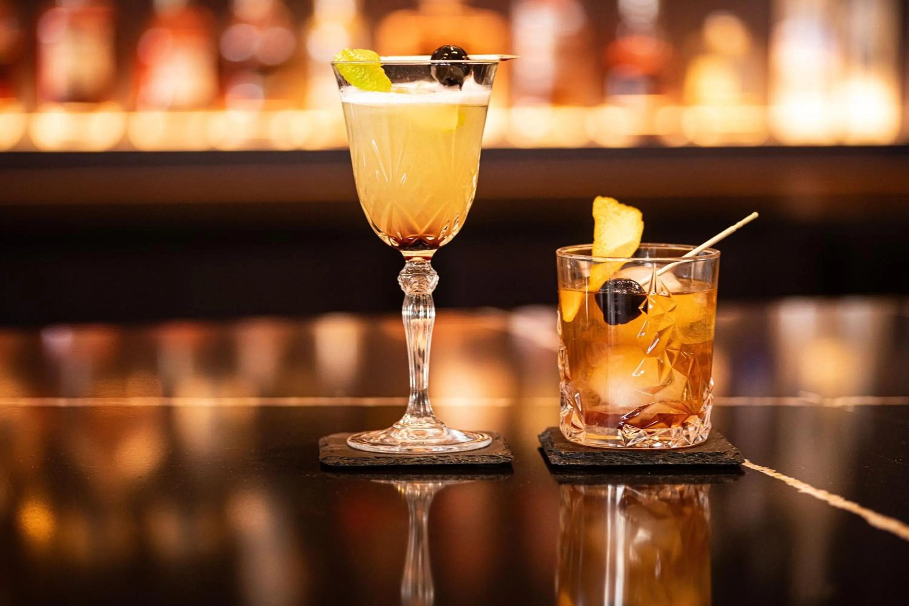 Lounge or bar in Frankfurt Airport Marriott Hotel