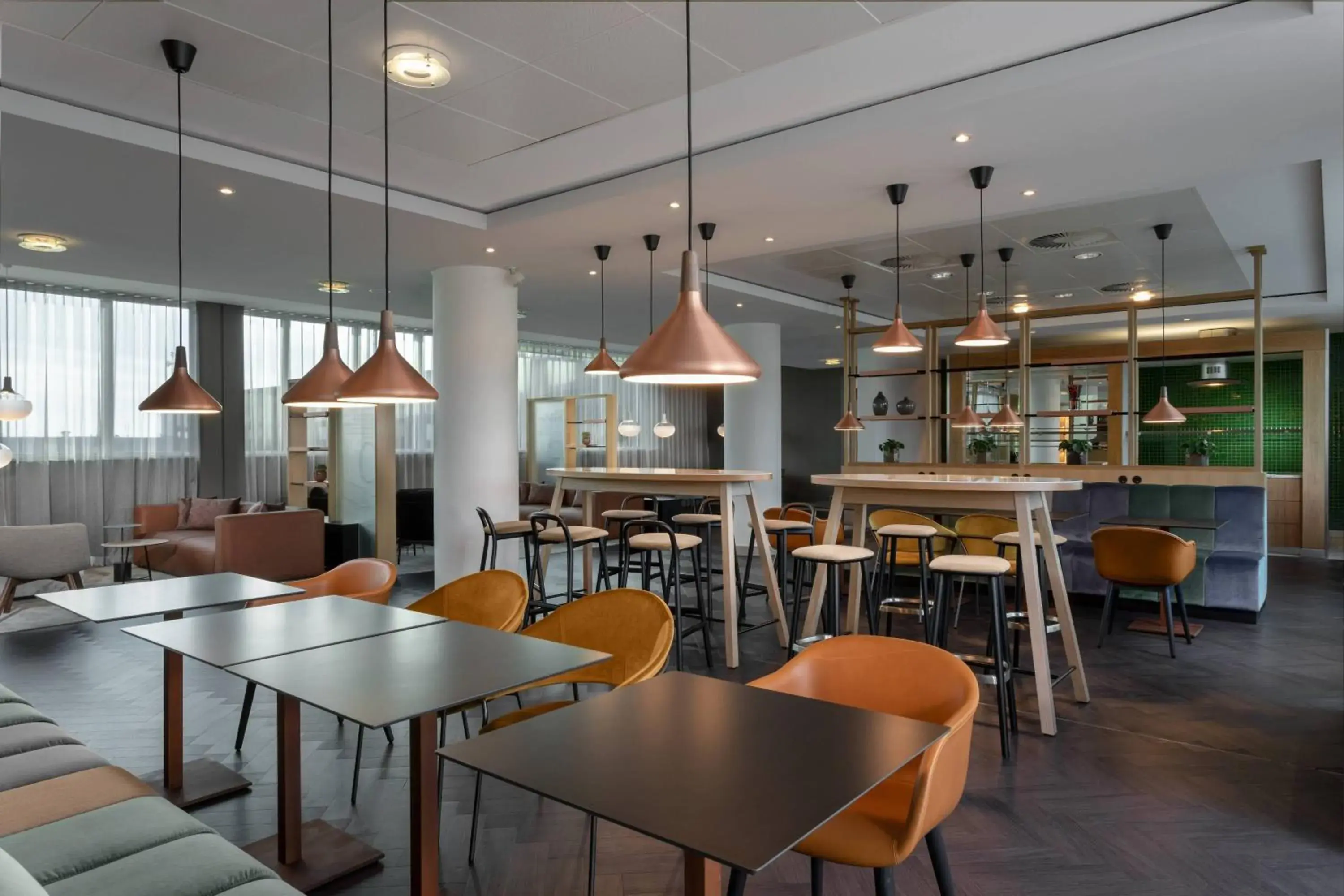 Lounge or bar, Restaurant/Places to Eat in Frankfurt Airport Marriott Hotel