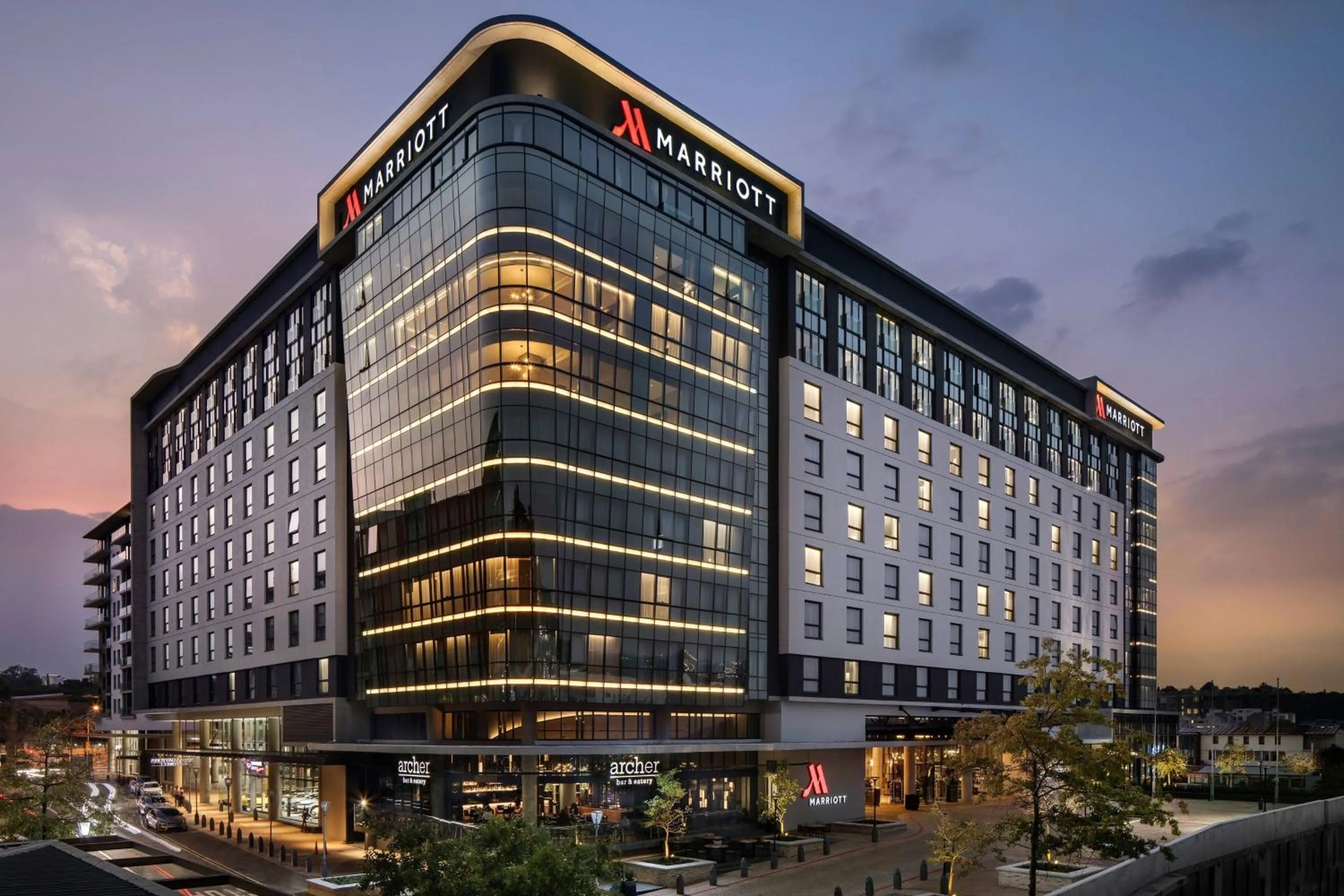Property building in Marriott Executive Apartments Johannesburg, Melrose Arch