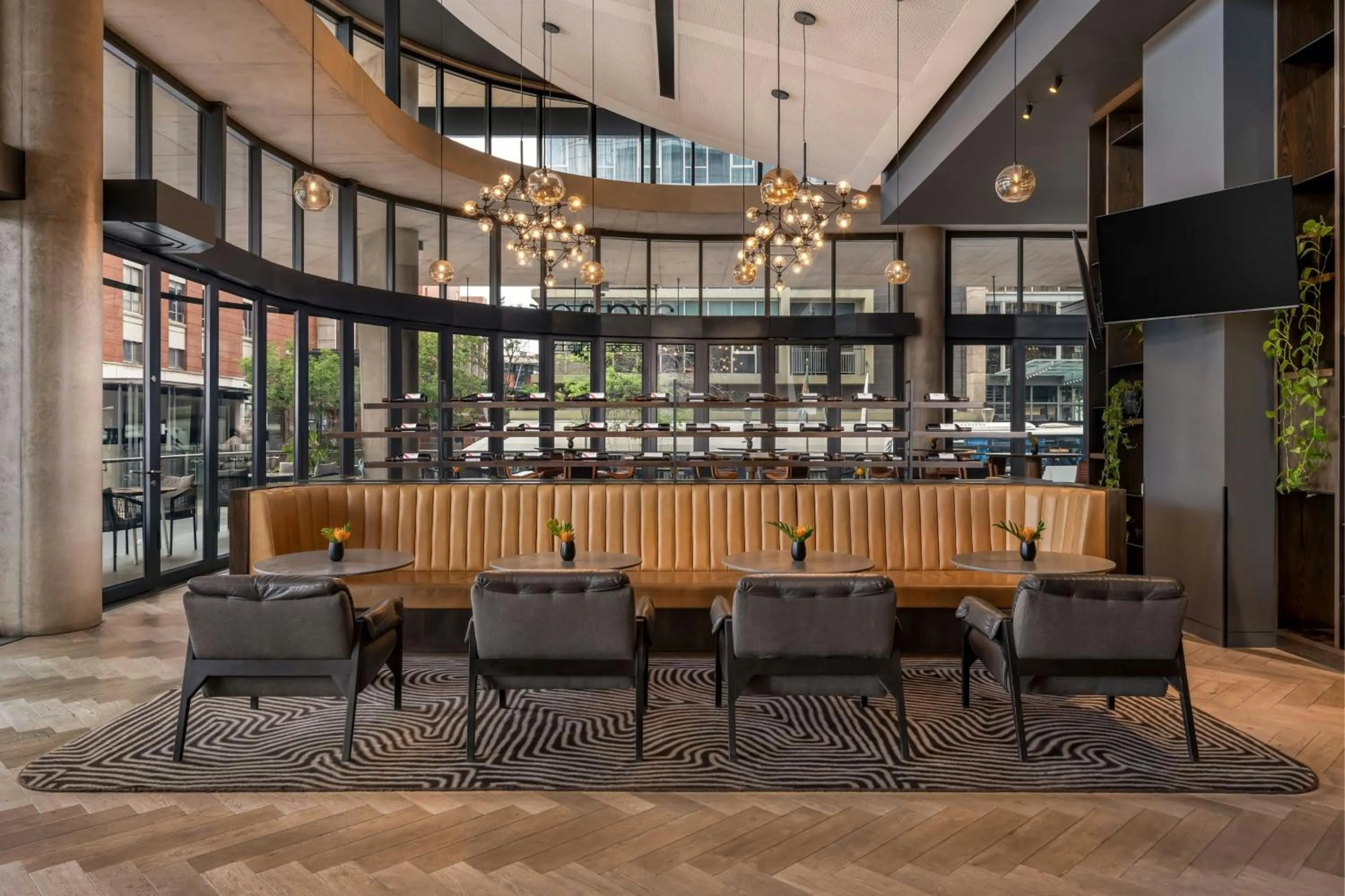 Lounge or bar in Johannesburg Marriott Hotel Melrose Arch