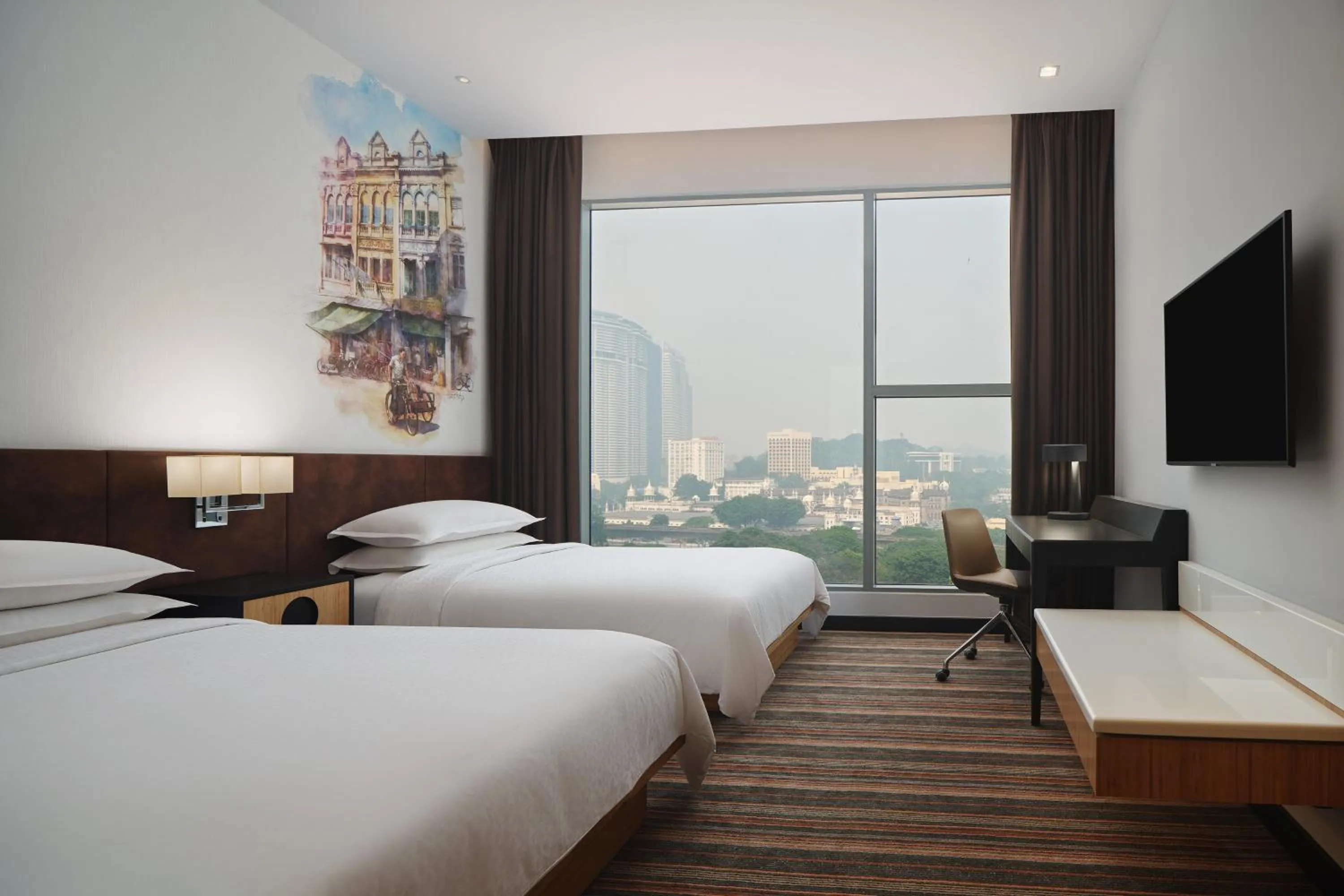 Photo of the whole room, Bed in Four Points by Sheraton Kuala Lumpur, Chinatown