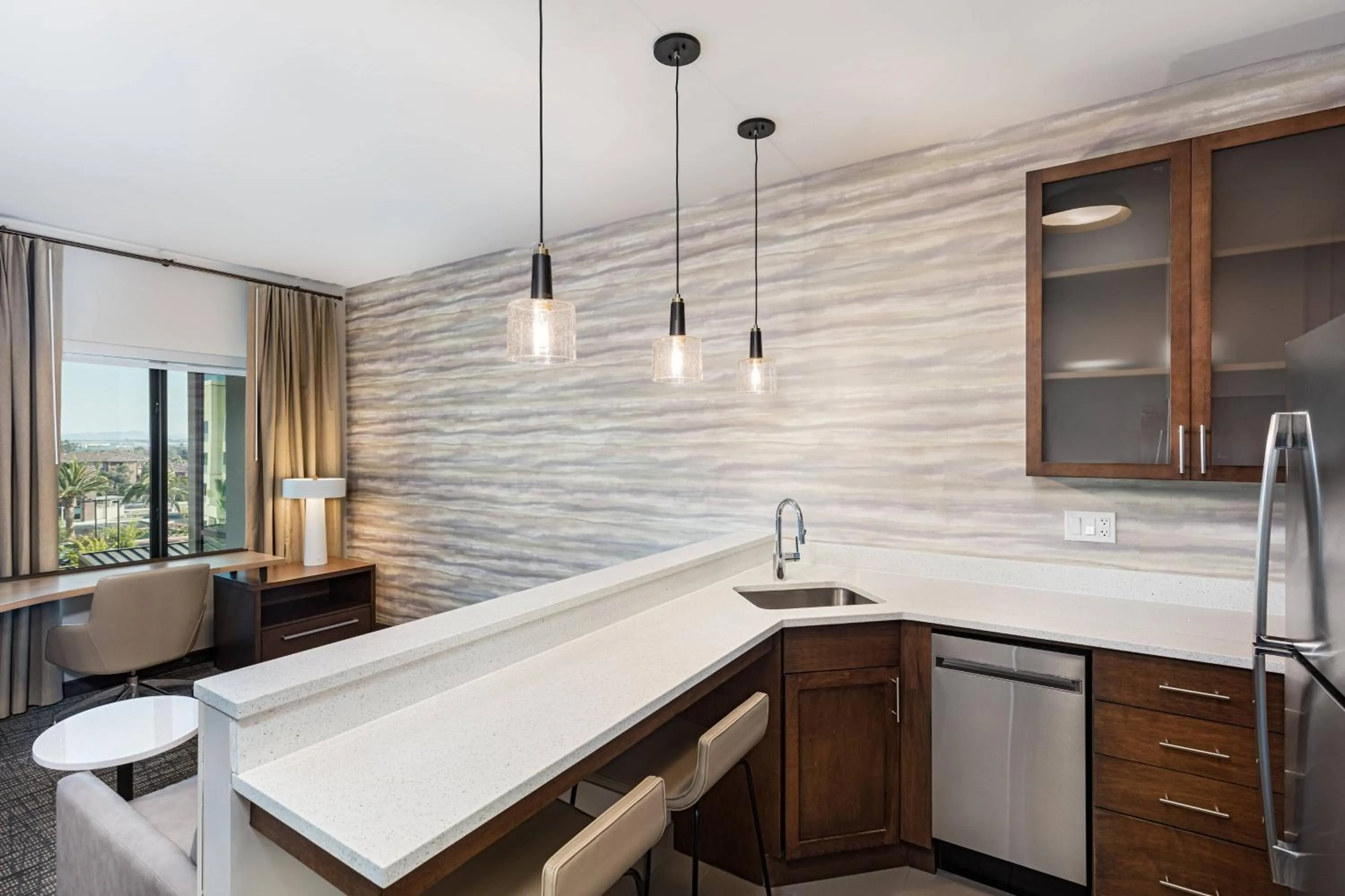 Kitchen or kitchenette in Residence Inn Riverside Moreno Valley