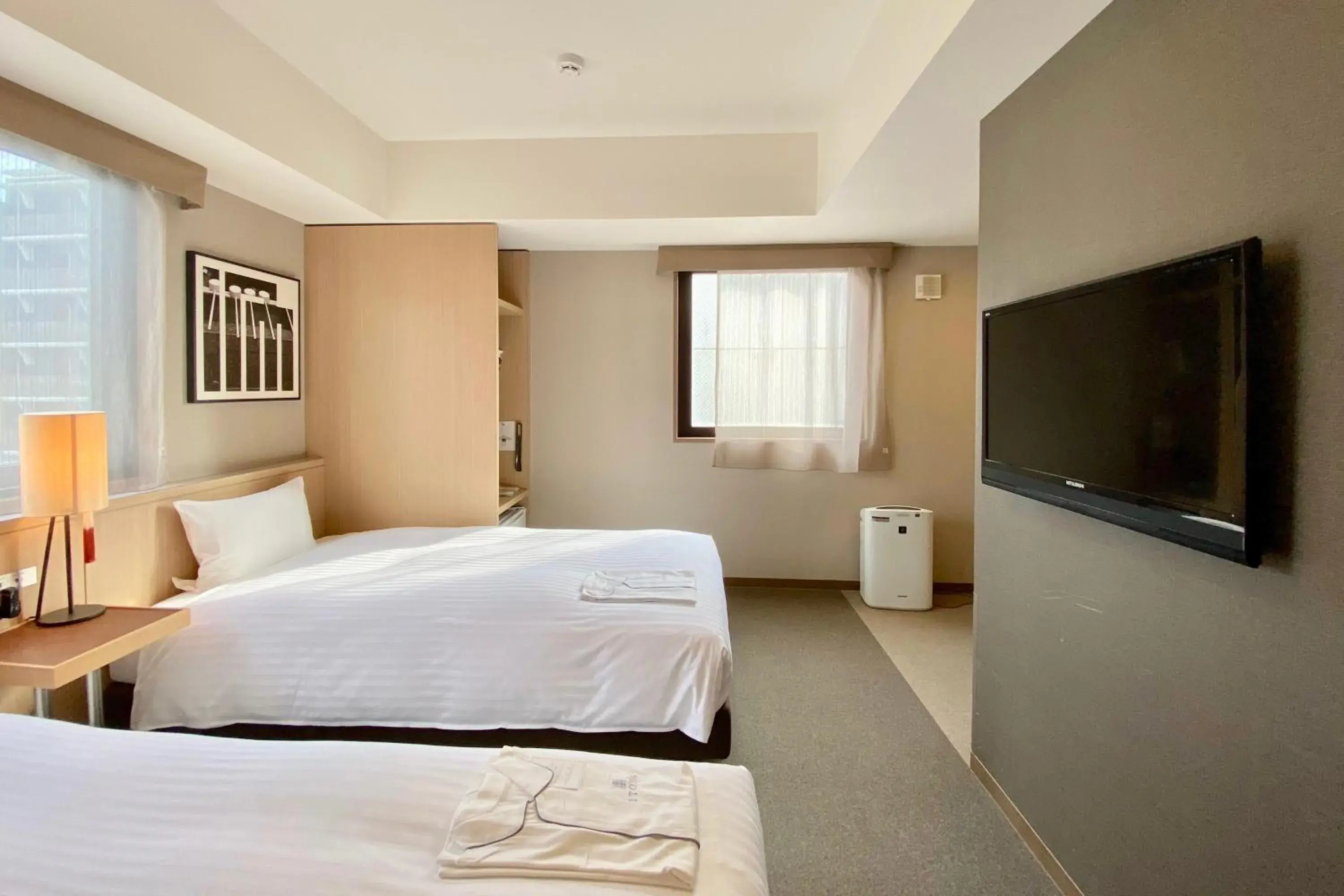 Photo of the whole room, Bed in Kyoto Itoya Hotel