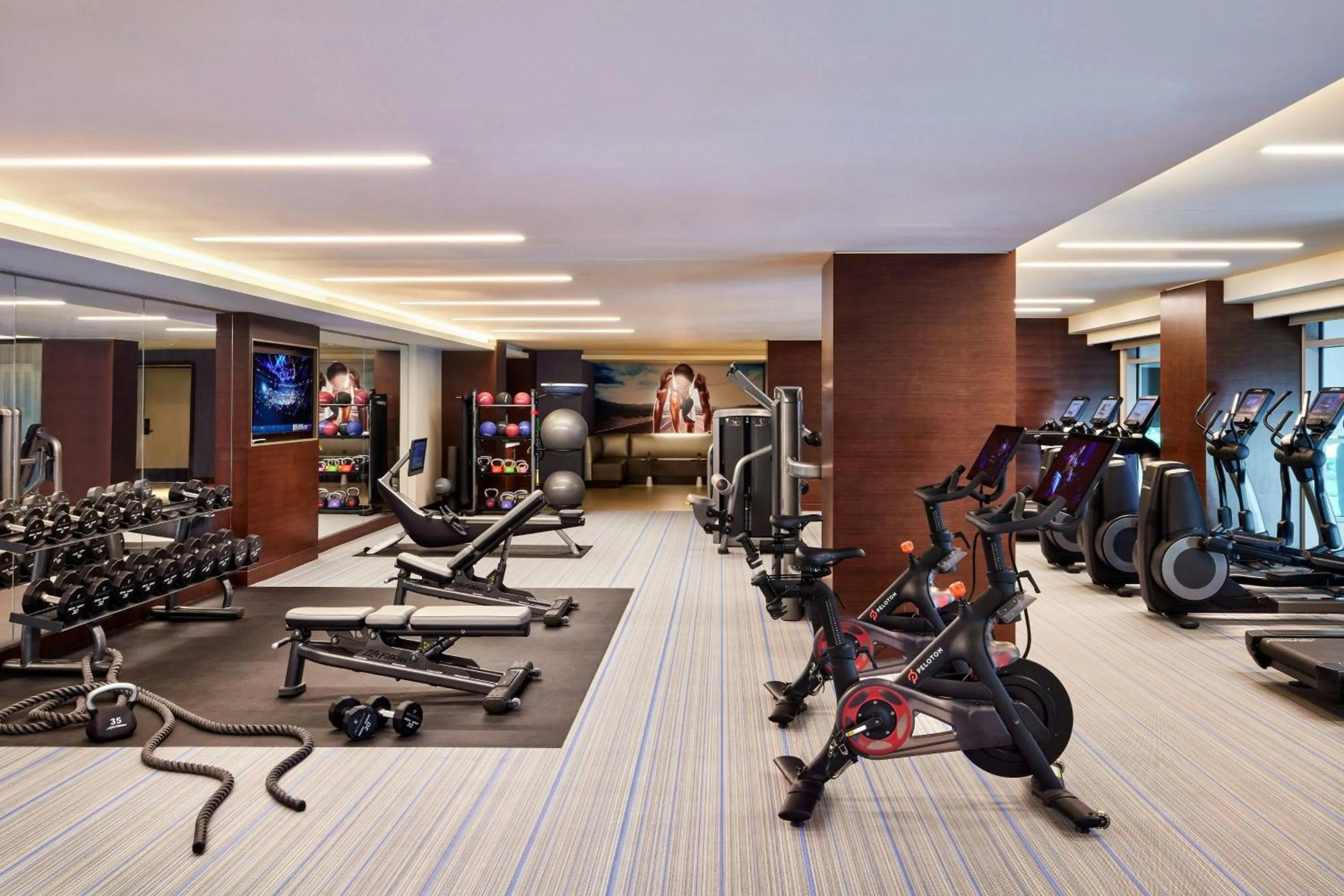Fitness centre/facilities in JW Marriott, Anaheim Resort