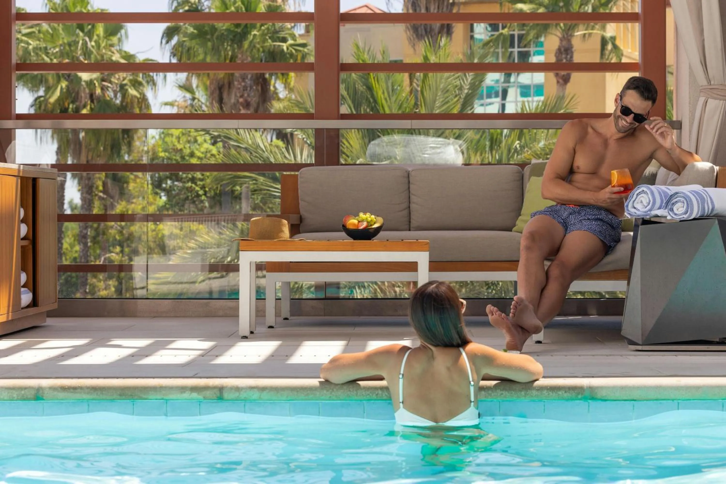 Swimming pool in JW Marriott, Anaheim Resort