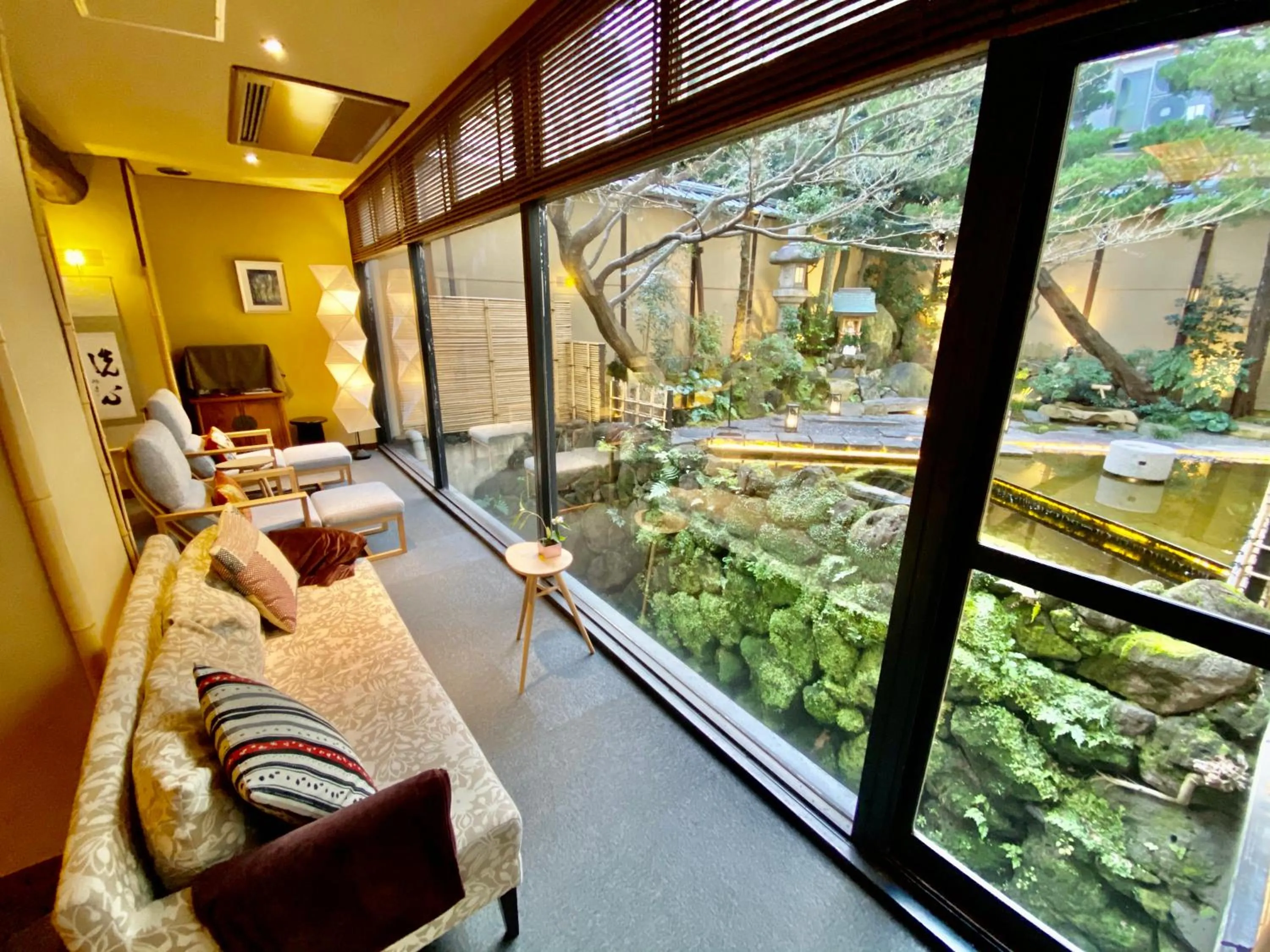 Decorative detail in Nishiyama Ryokan - Established in 1953