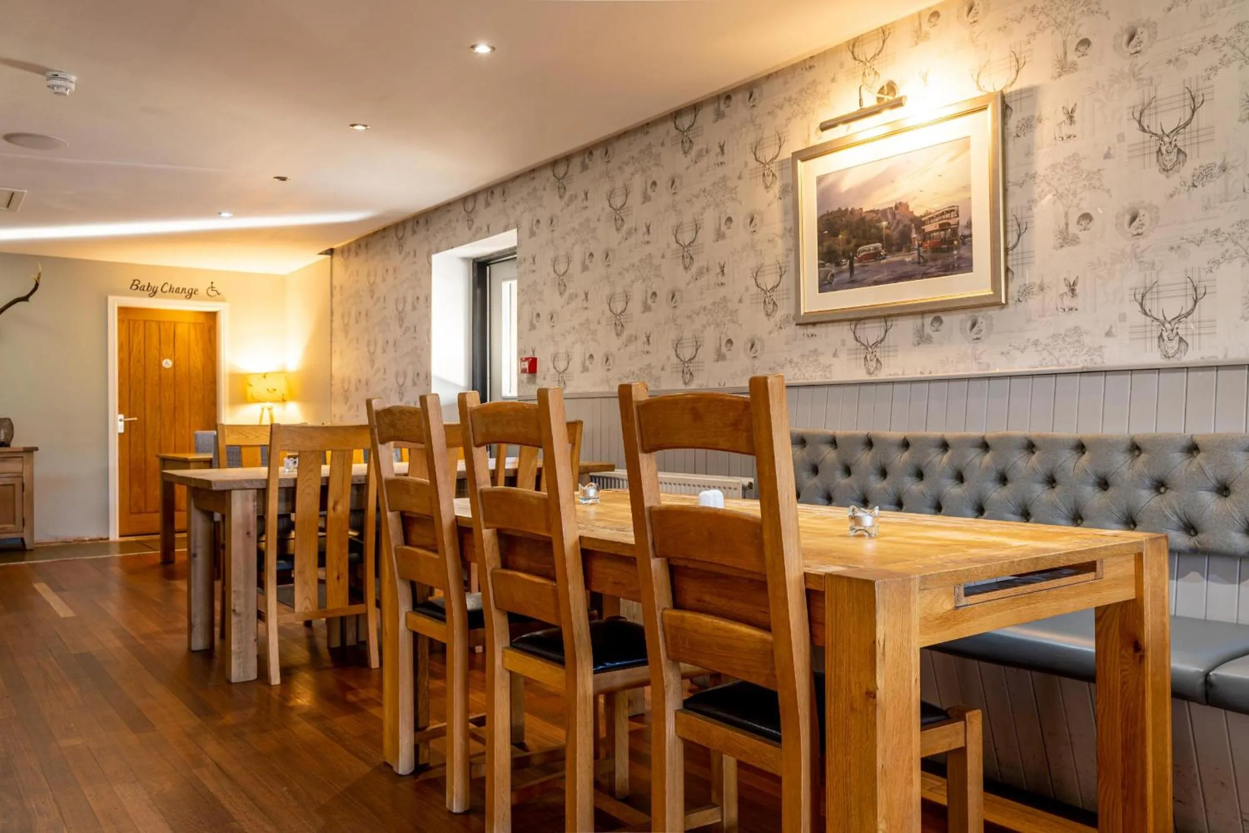 Dining area in The Juniperlea Inn