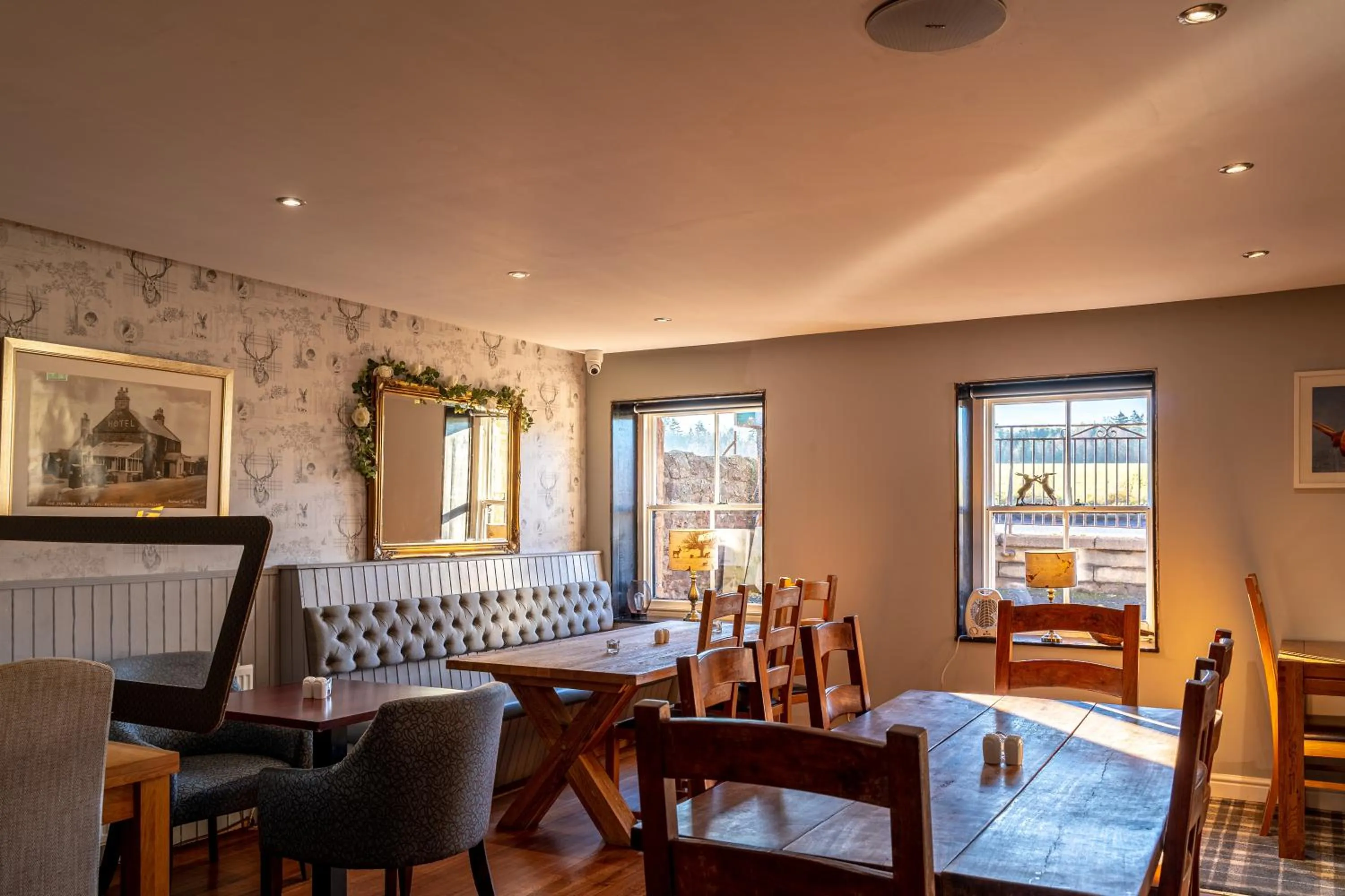 Dining area in The Juniperlea Inn