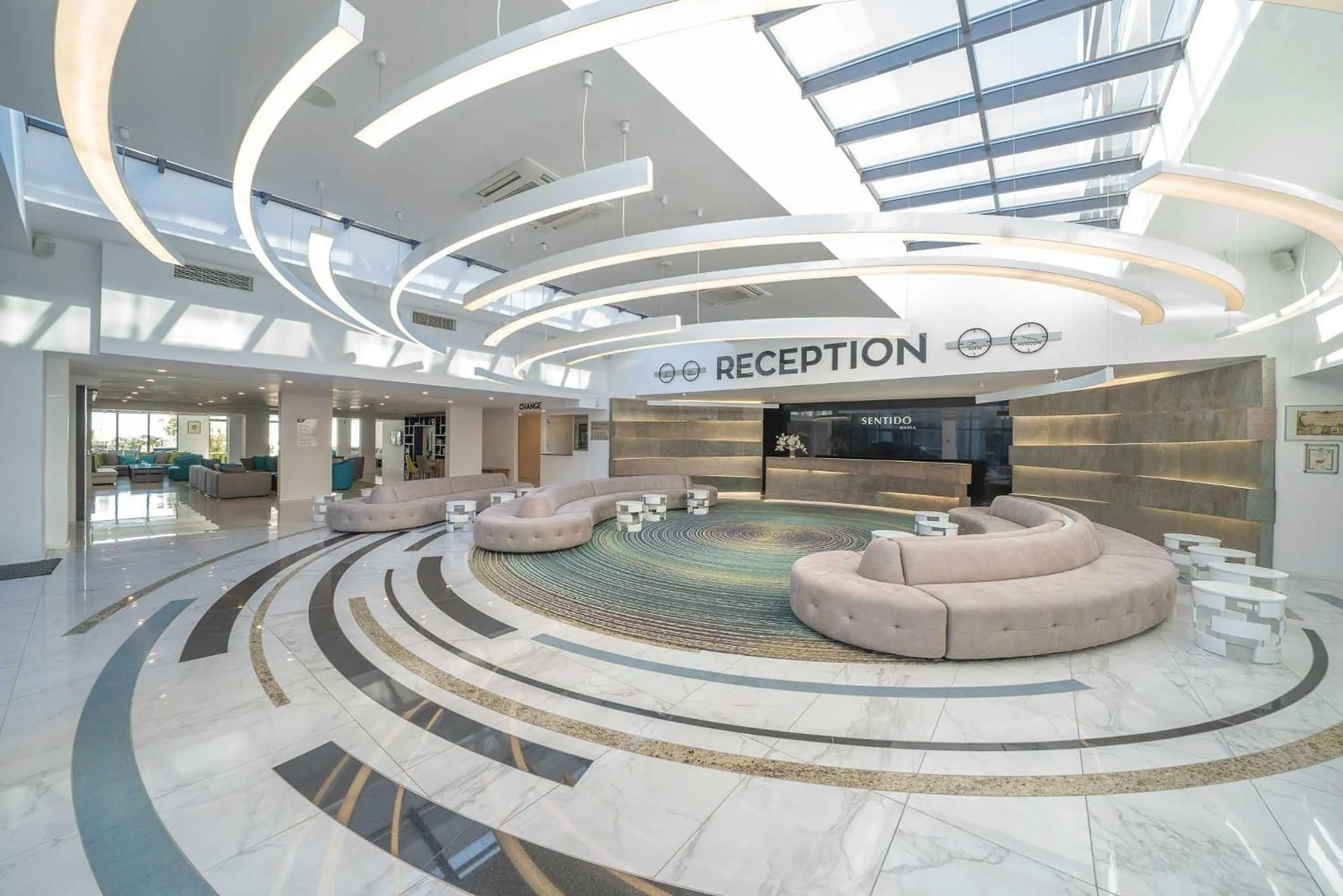 Lobby or reception in Sentido Marea Hotel - 24 hours Ultra All inclusive & Private Beach