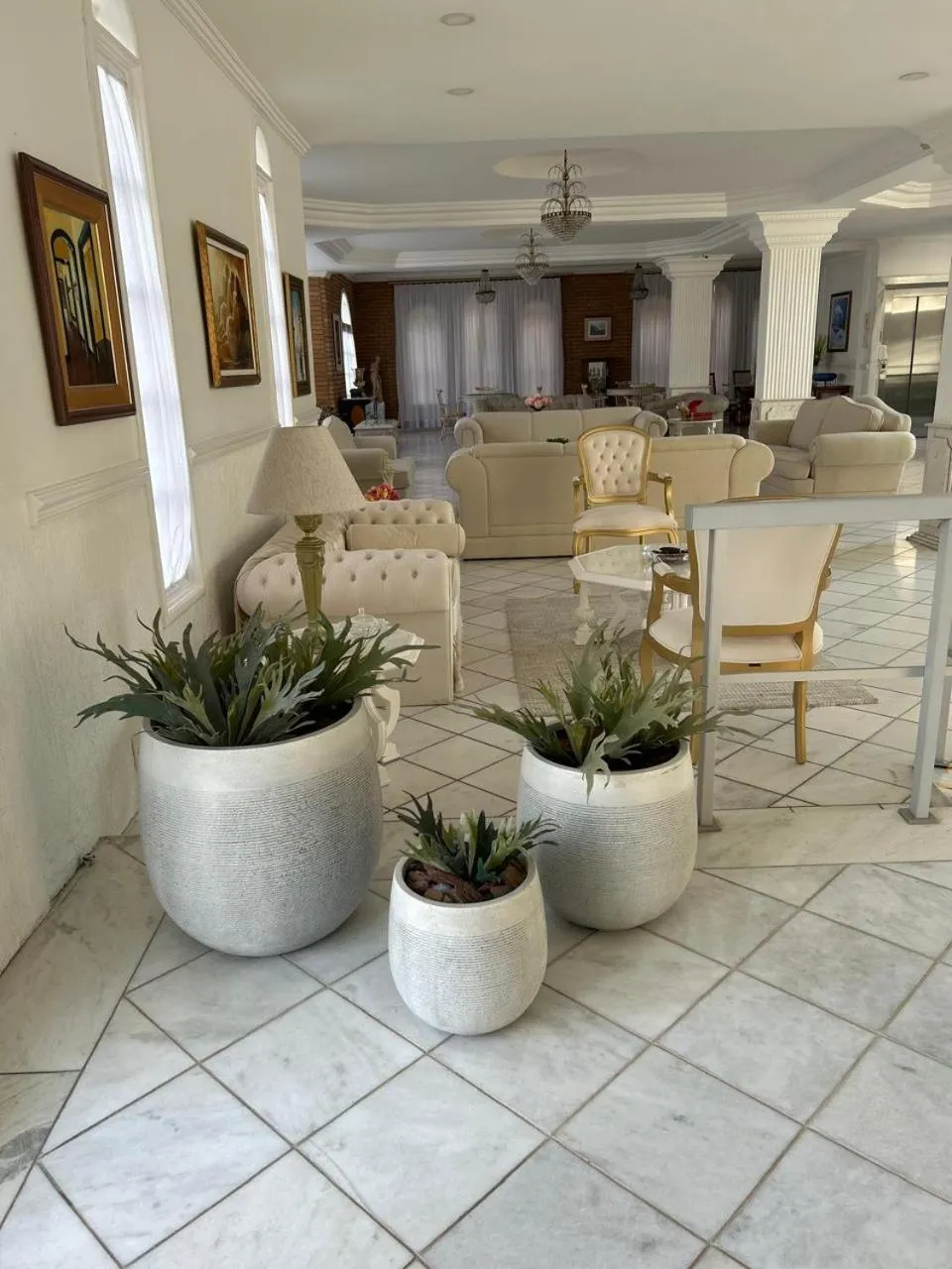 Seating area in Grand Ville Hotel