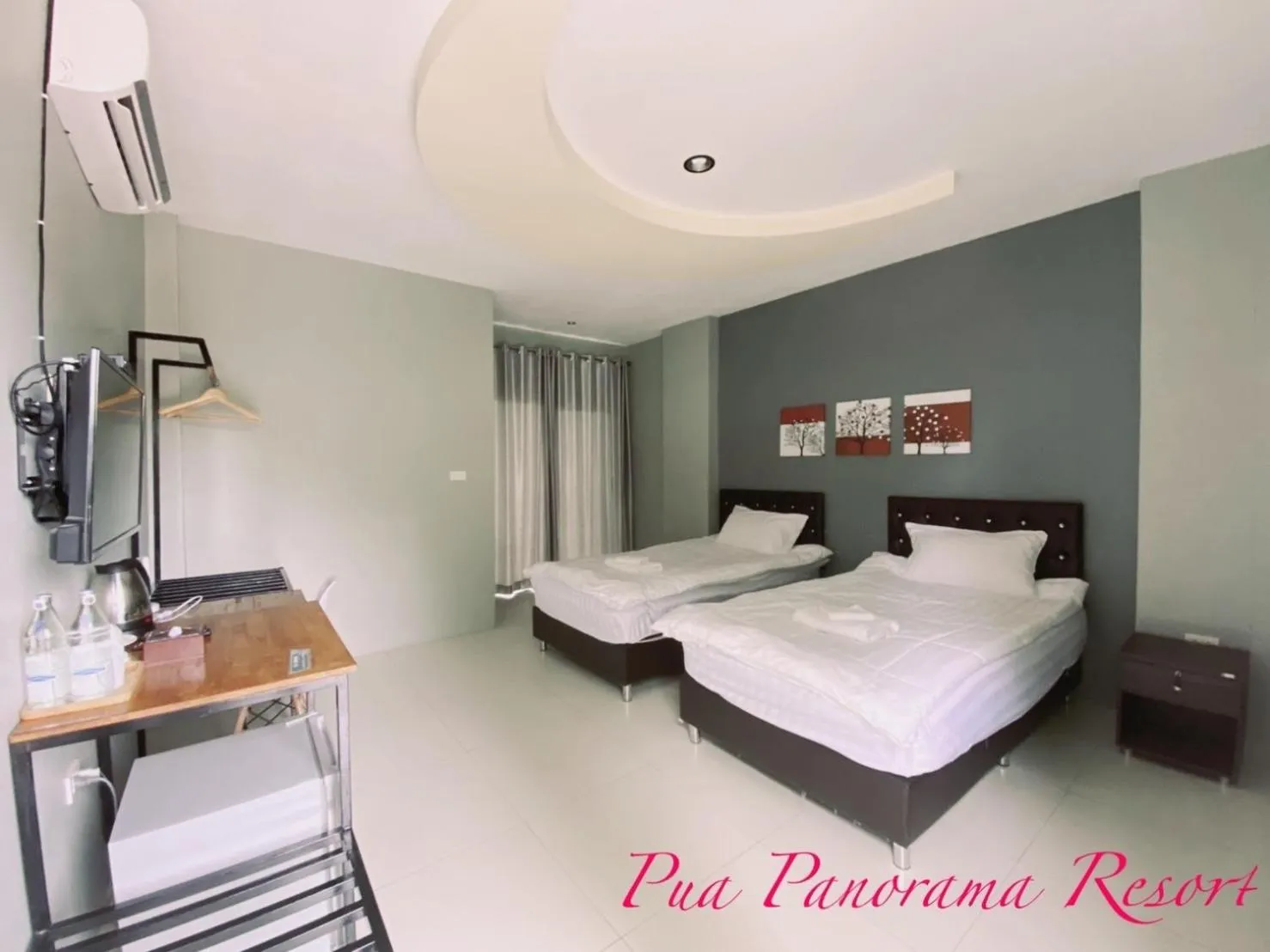 Bed in Pua Panorama Resort