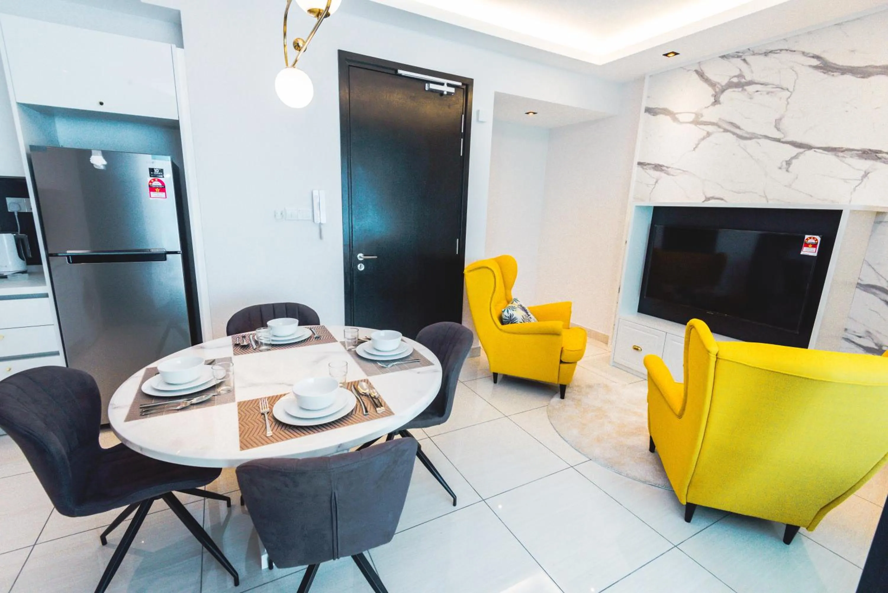 Dining area in Stay @ Almas Puteri Harbour