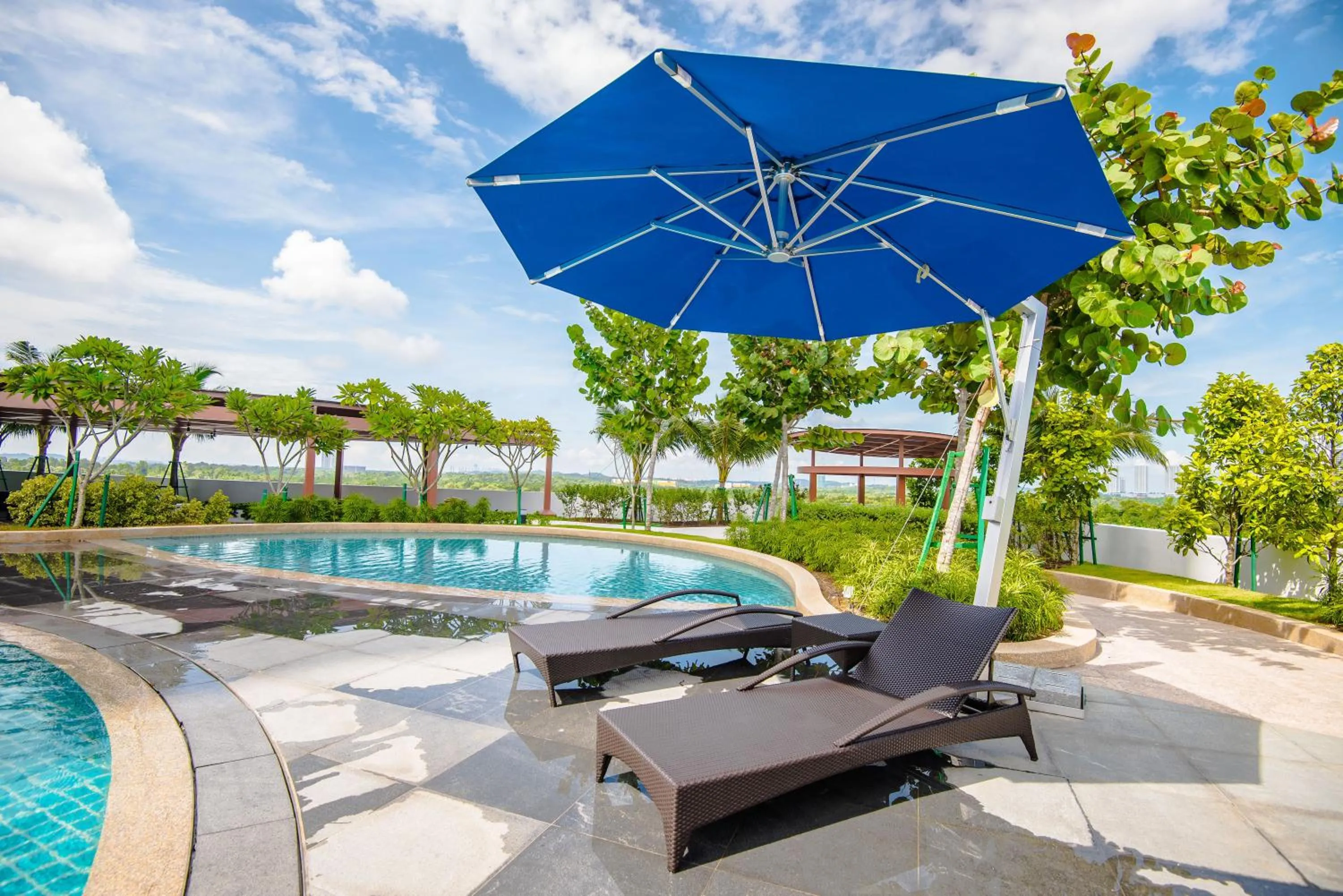 Swimming pool in Stay @ Almas Puteri Harbour