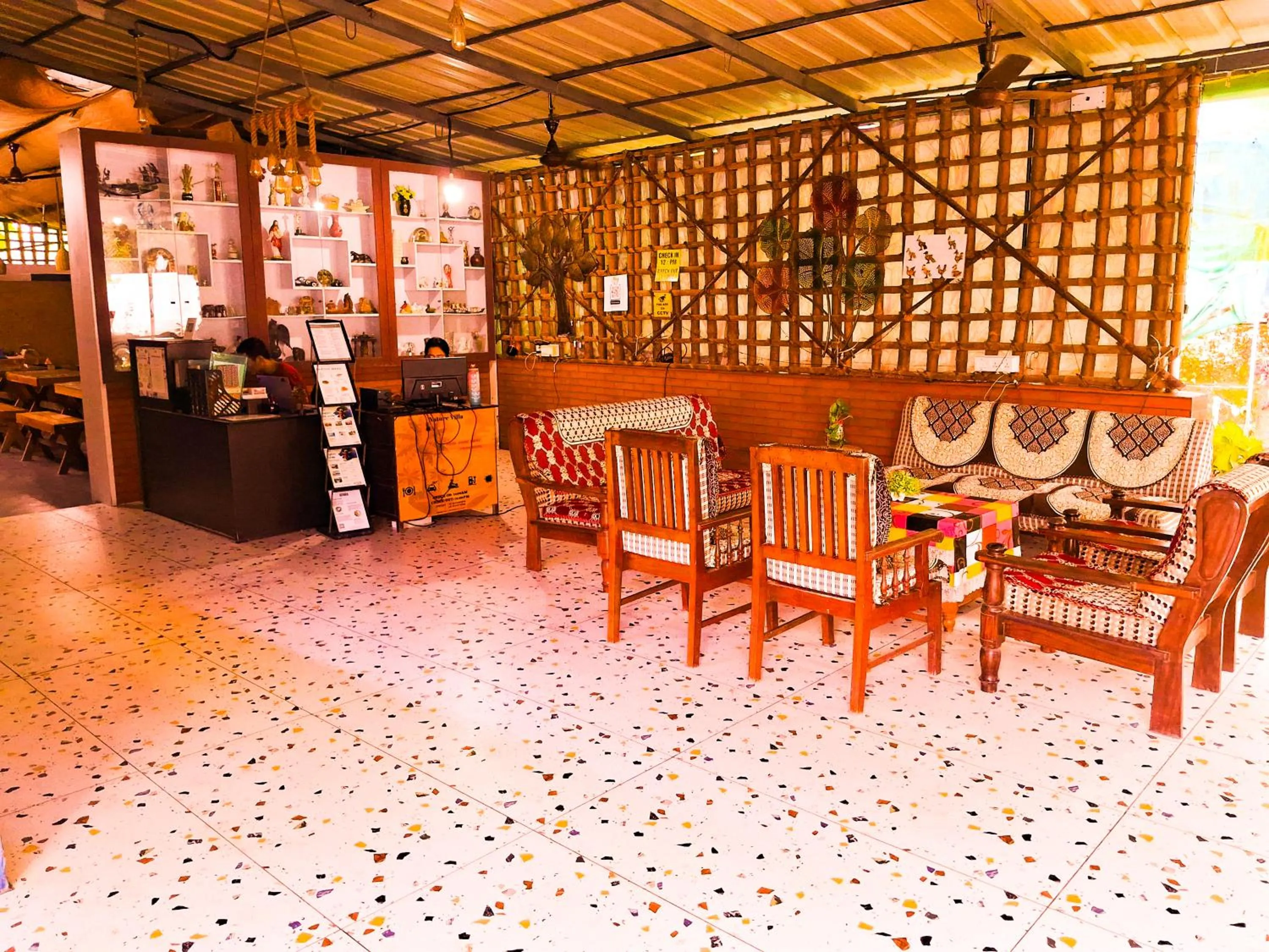 Lobby or reception in Nature Villa Kochi