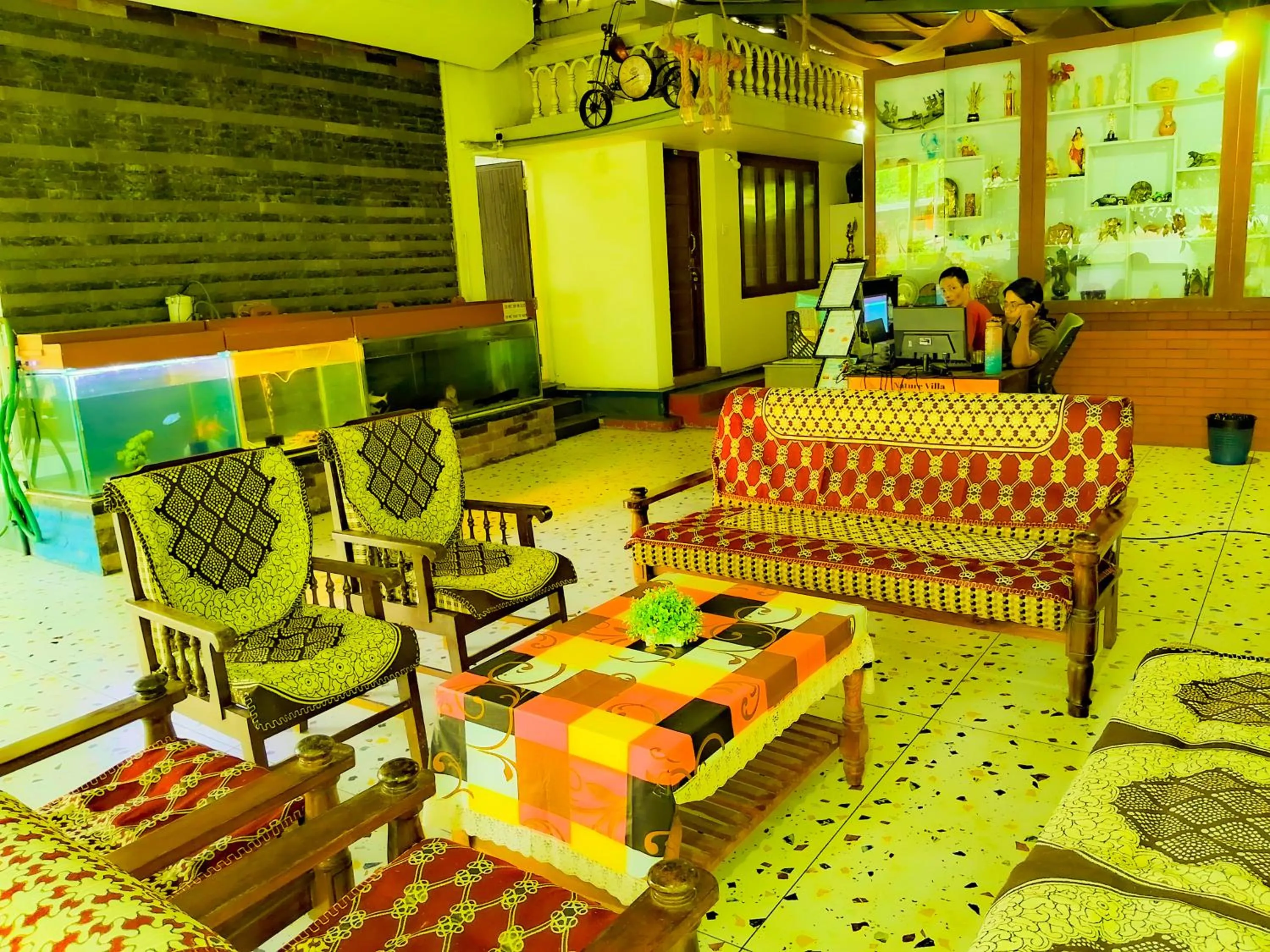 Lobby or reception in Nature Villa Kochi