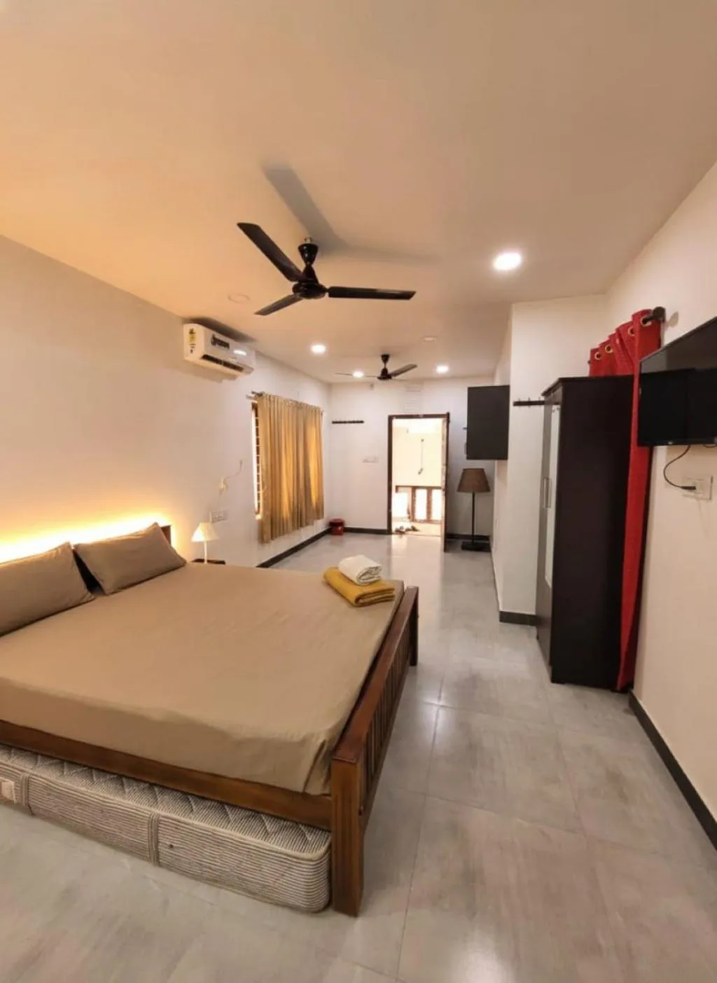 Bedroom, Bed in Nature Villa Kochi