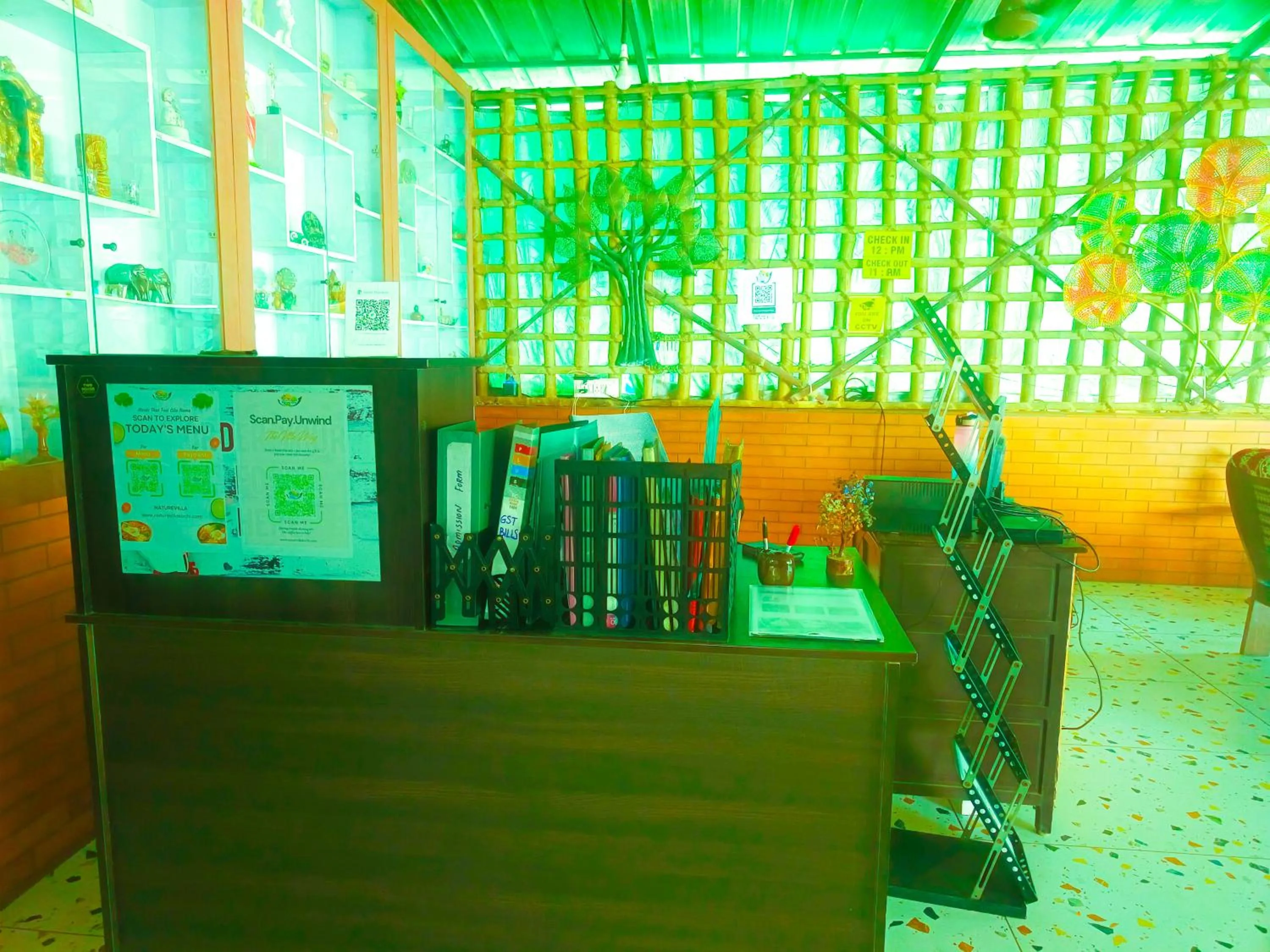 Lobby or reception in Nature Villa Kochi