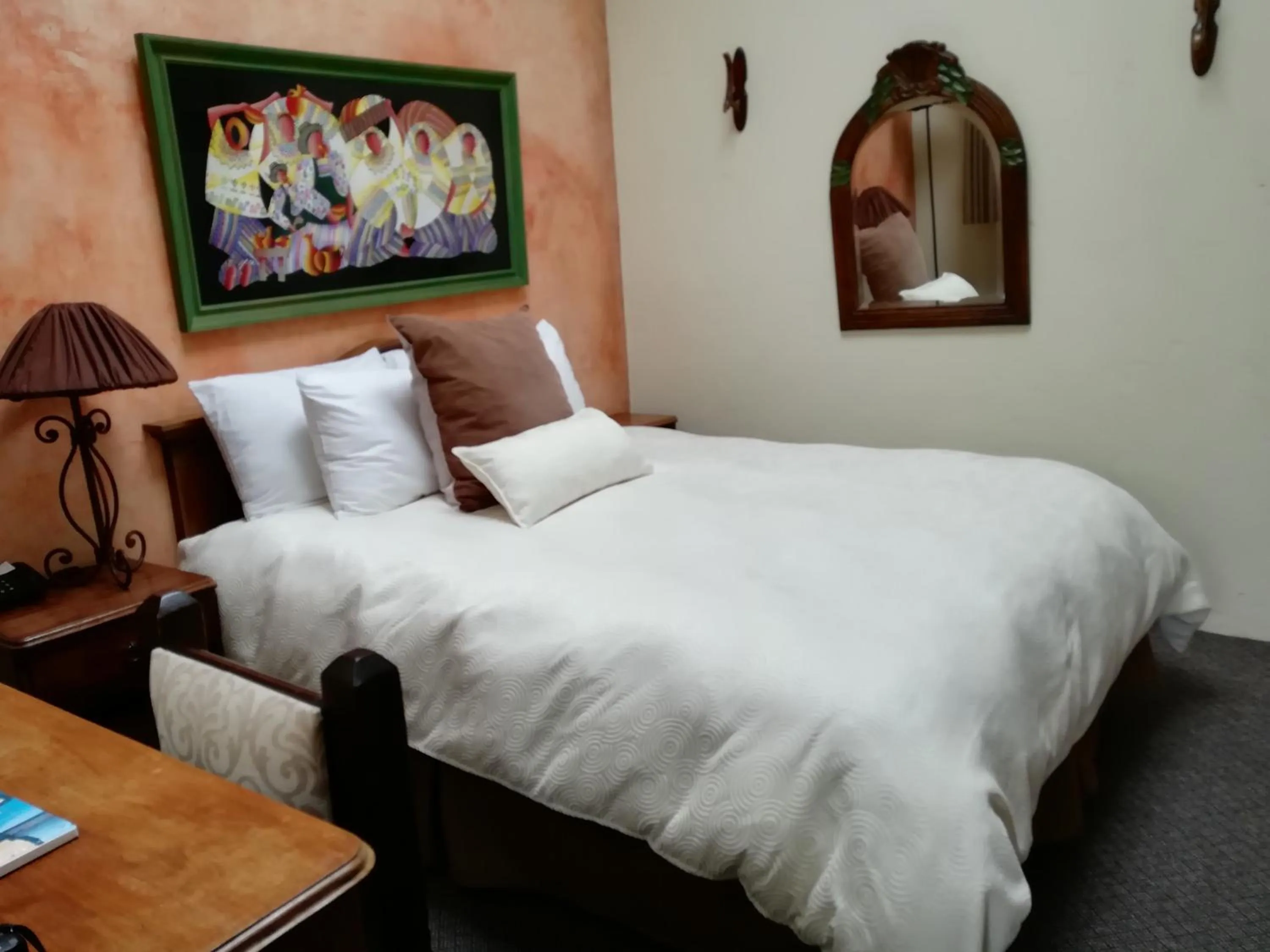 Decorative detail, Bed in Hotel Ciudad Vieja